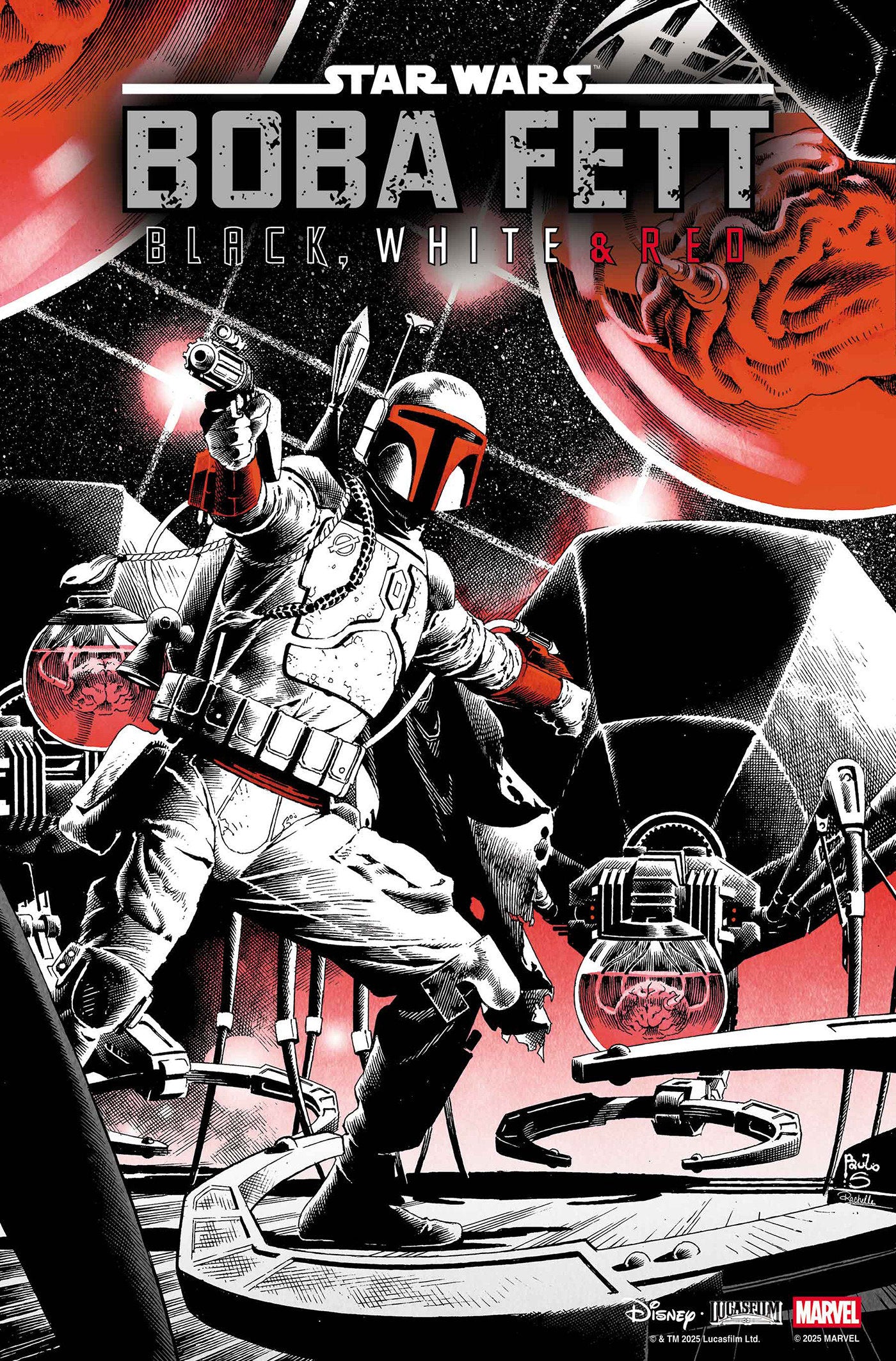 2025 - Star Wars: Boba Fett - Black, White And Red #3 Var. B - M - ENG 1