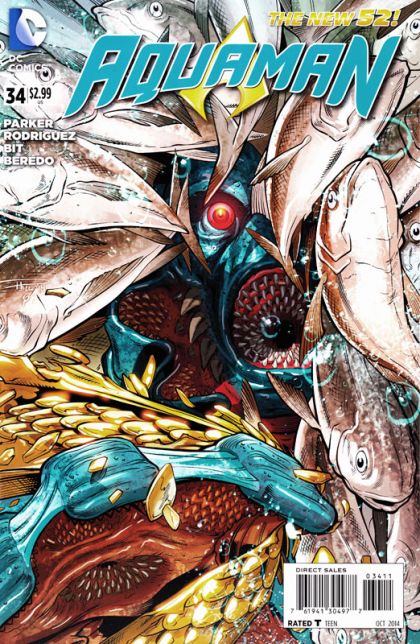 2014 - Aquaman, Vol. 7 #34 Var. A - Land and Sea - M - ENG - PRE-ORDER 1