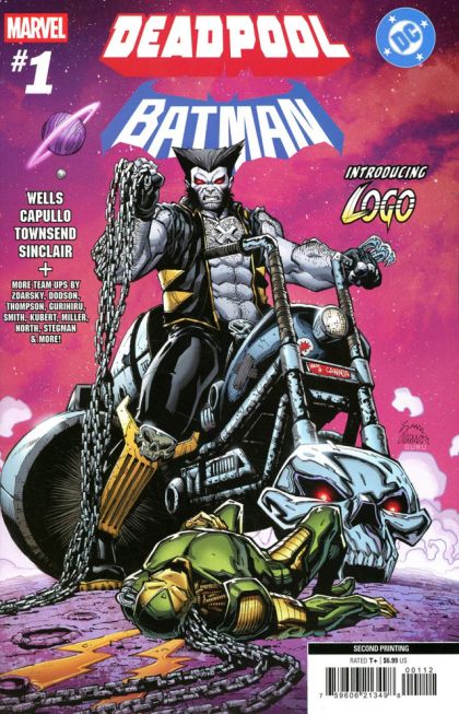 2025 - Marvel / DC: Deadpool / Batman #1 Var. AG - The Dead Of Knight / The Gun & The Sword / Catch / The Red And The Green / Rocket Raccoon Has A Green Lantern Ring Now / Showdown / Enter: Logo - M - ENG - PRE-ORDER 1
