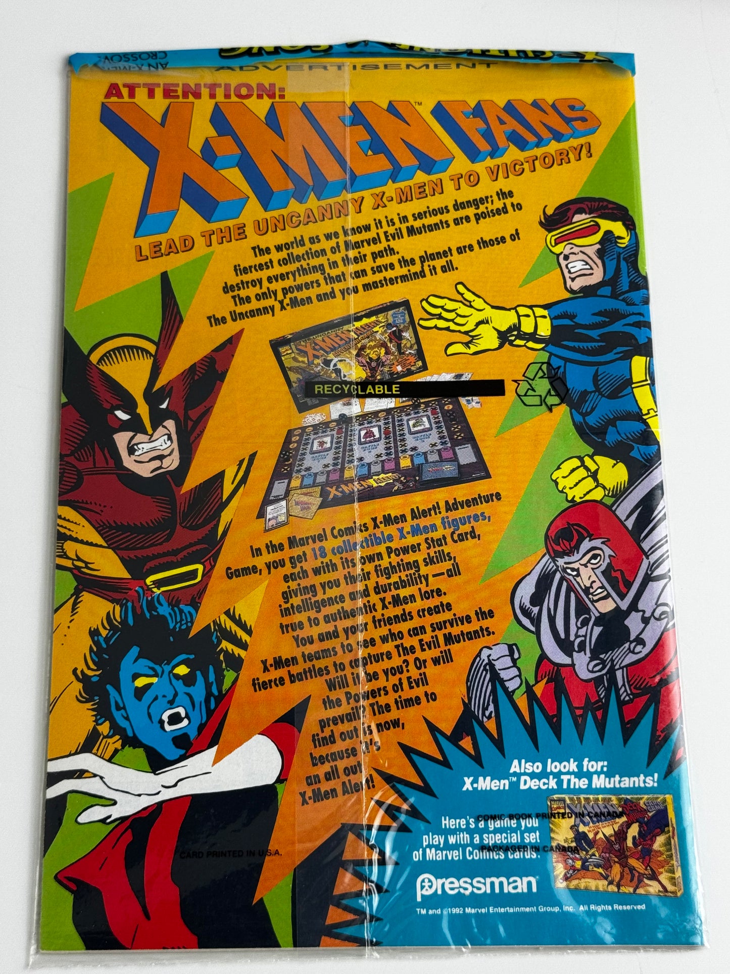 1992 - Uncanny X-Men, Vol. 1 #295 Var. A - Part 5: Familiar Refrain - NM- - ENG 2