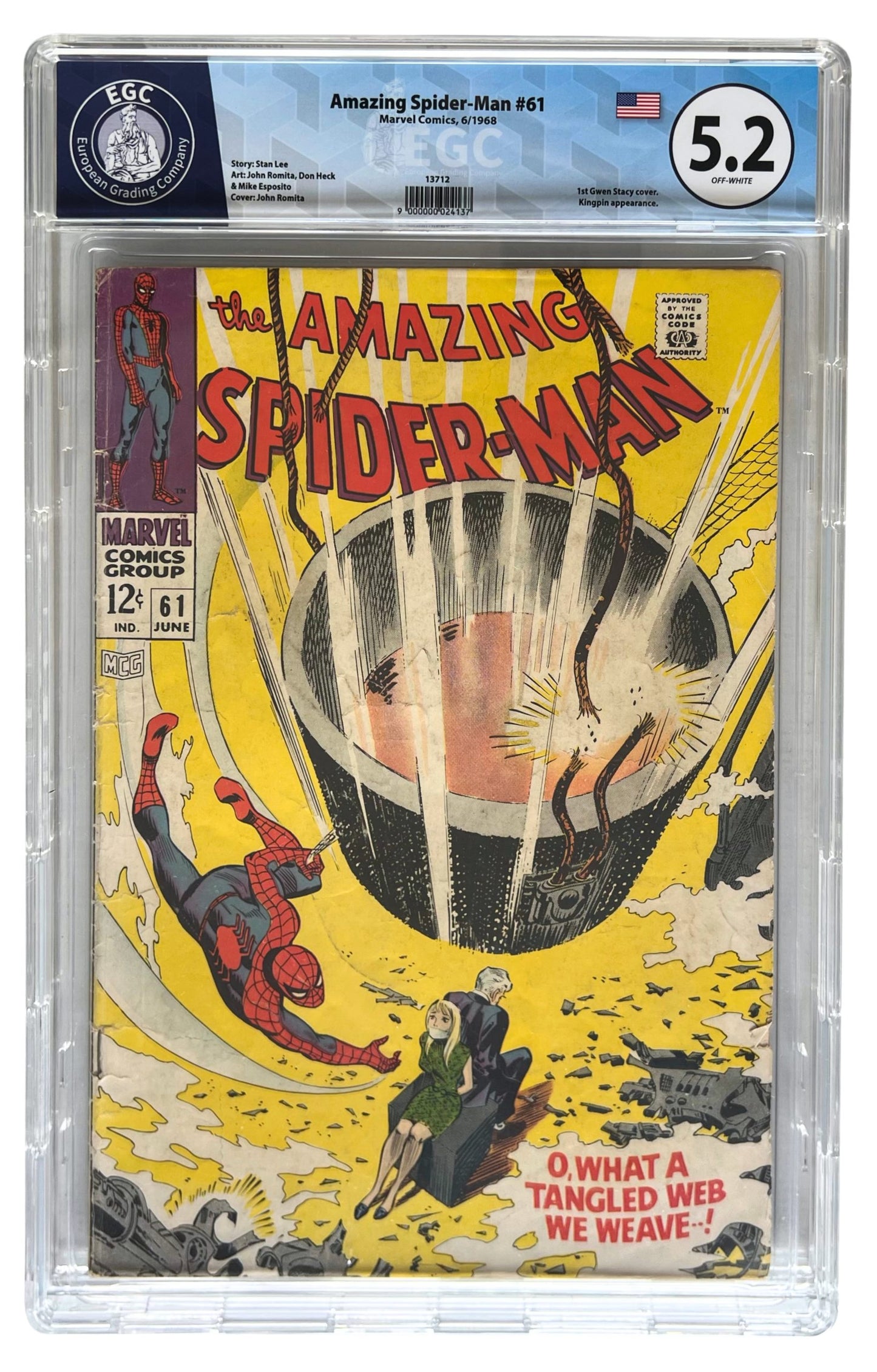 1968 - The Amazing Spider-Man, Vol. 1 #61 - VG/F - ENG 1