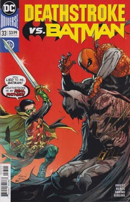 2018 - Deathstroke, Vol. 4 #33 Var. A - Deathstoke vs. Batman - M - ENG - PRE-ORDER 1