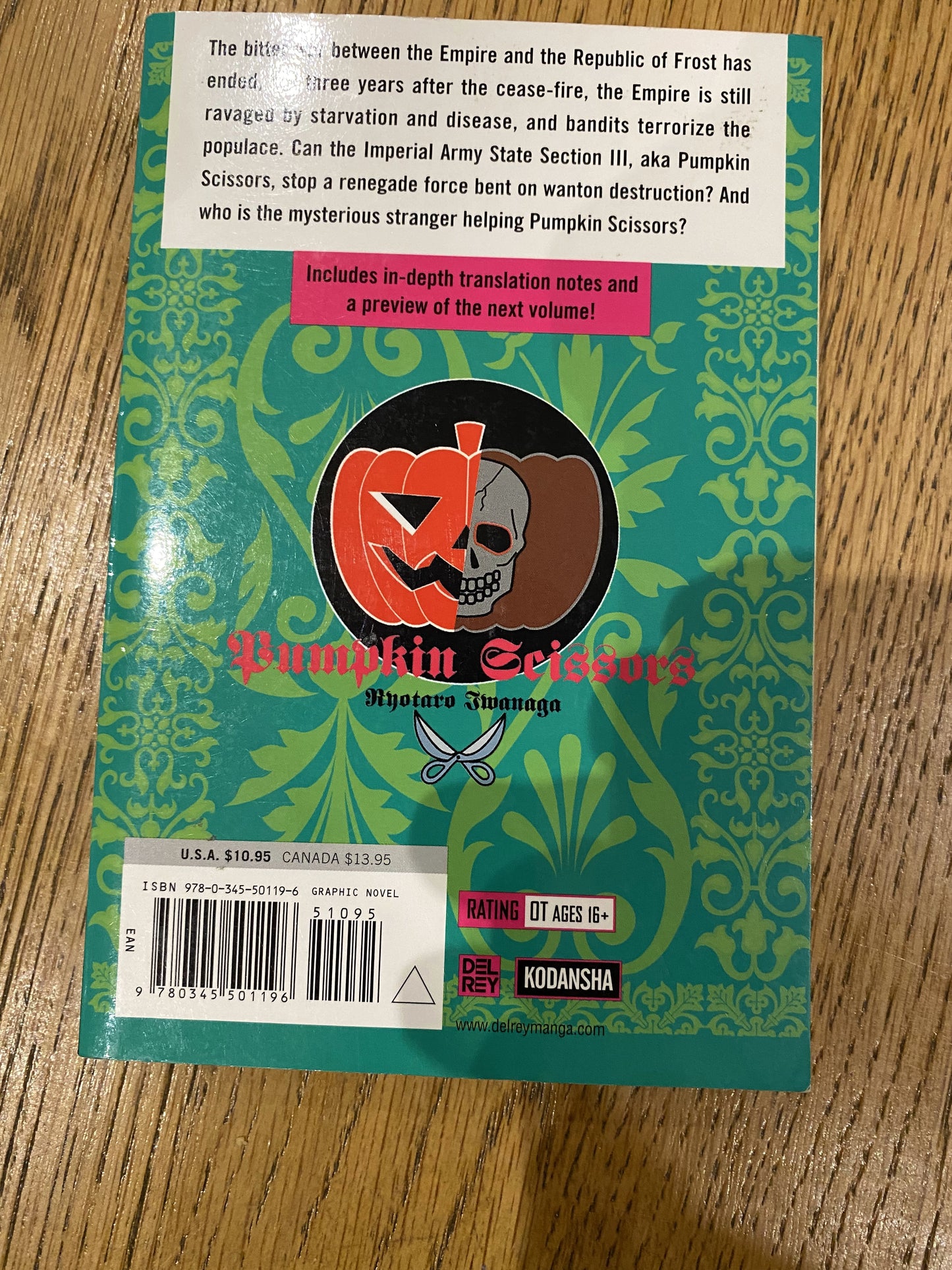Pumpkin Scissors Vol.1 - Ryotaro Iwanaga - (English) Manga Book