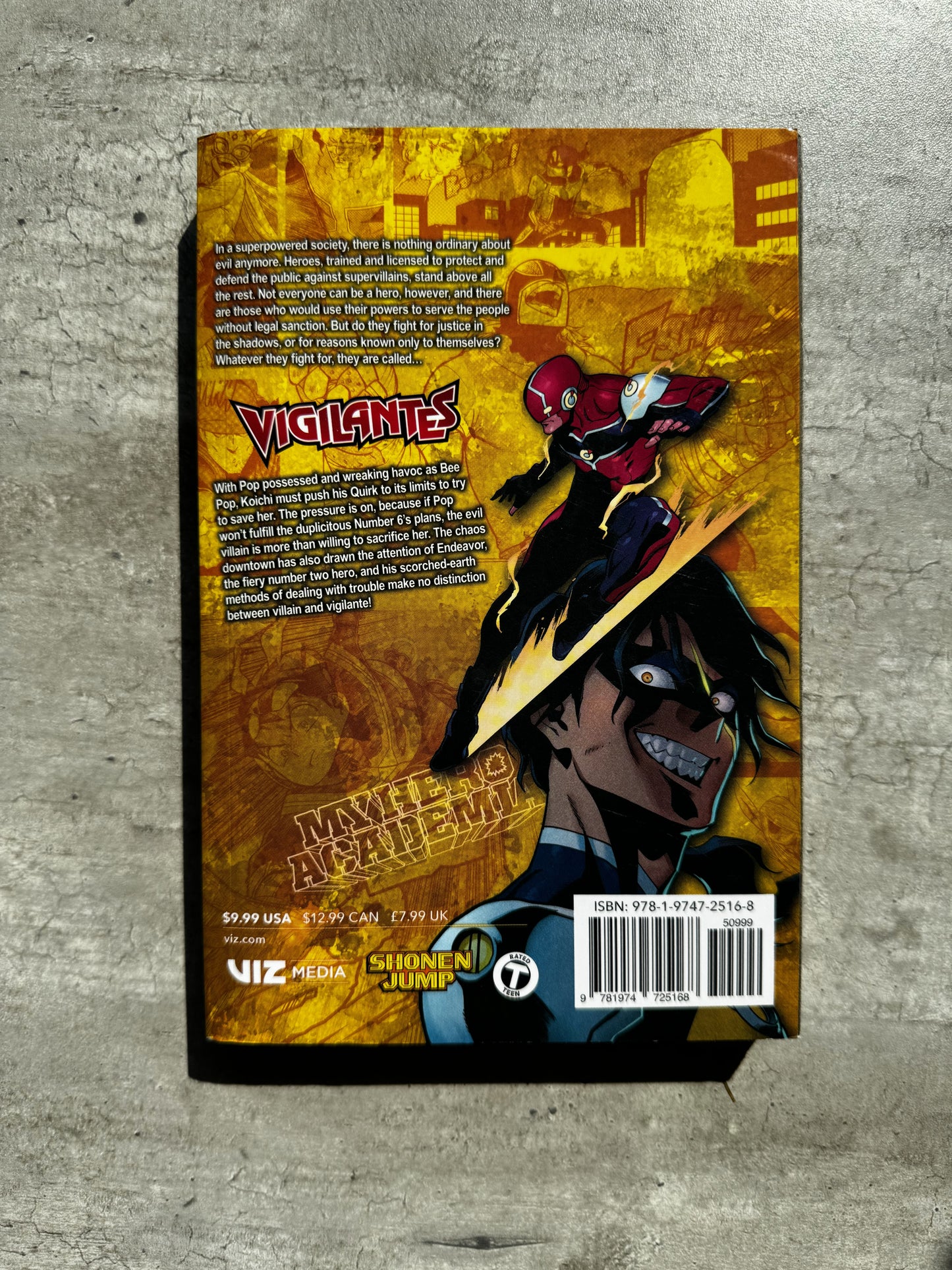 My Hero Academia Vigilantes Vol.11 - Hideyuki Furuhashi - (English) Manga Book