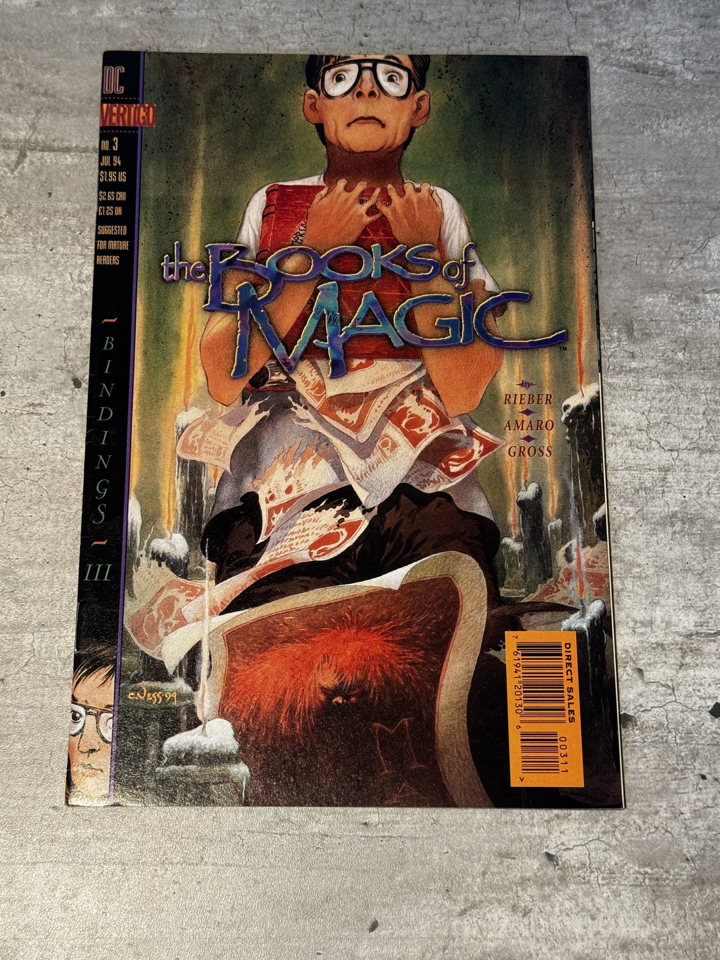 1994 - DC Vertigo - Los libros de la magia - Lote de trabajo - Inglés