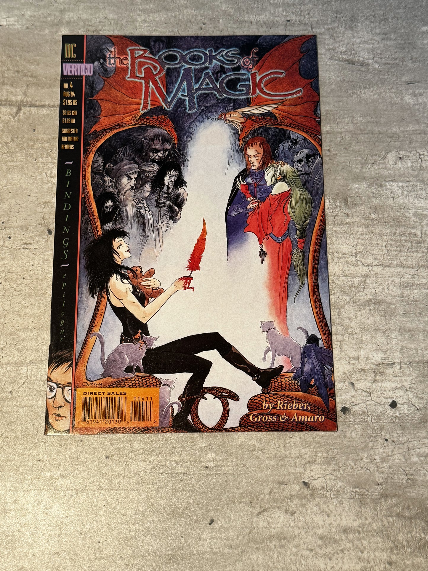 1994 - DC Vertigo - Los libros de la magia - Lote de trabajo - Inglés