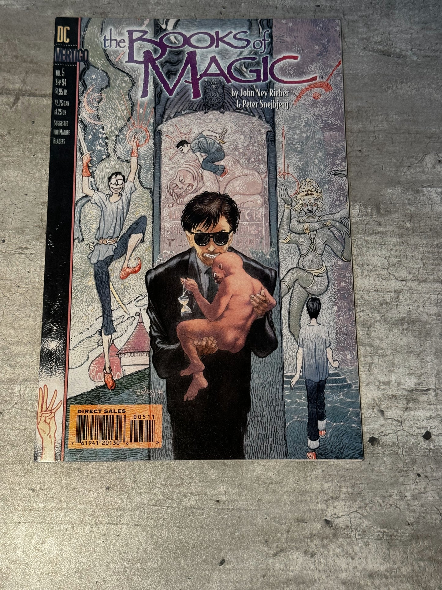 1994 - DC Vertigo - Los libros de la magia - Lote de trabajo - Inglés