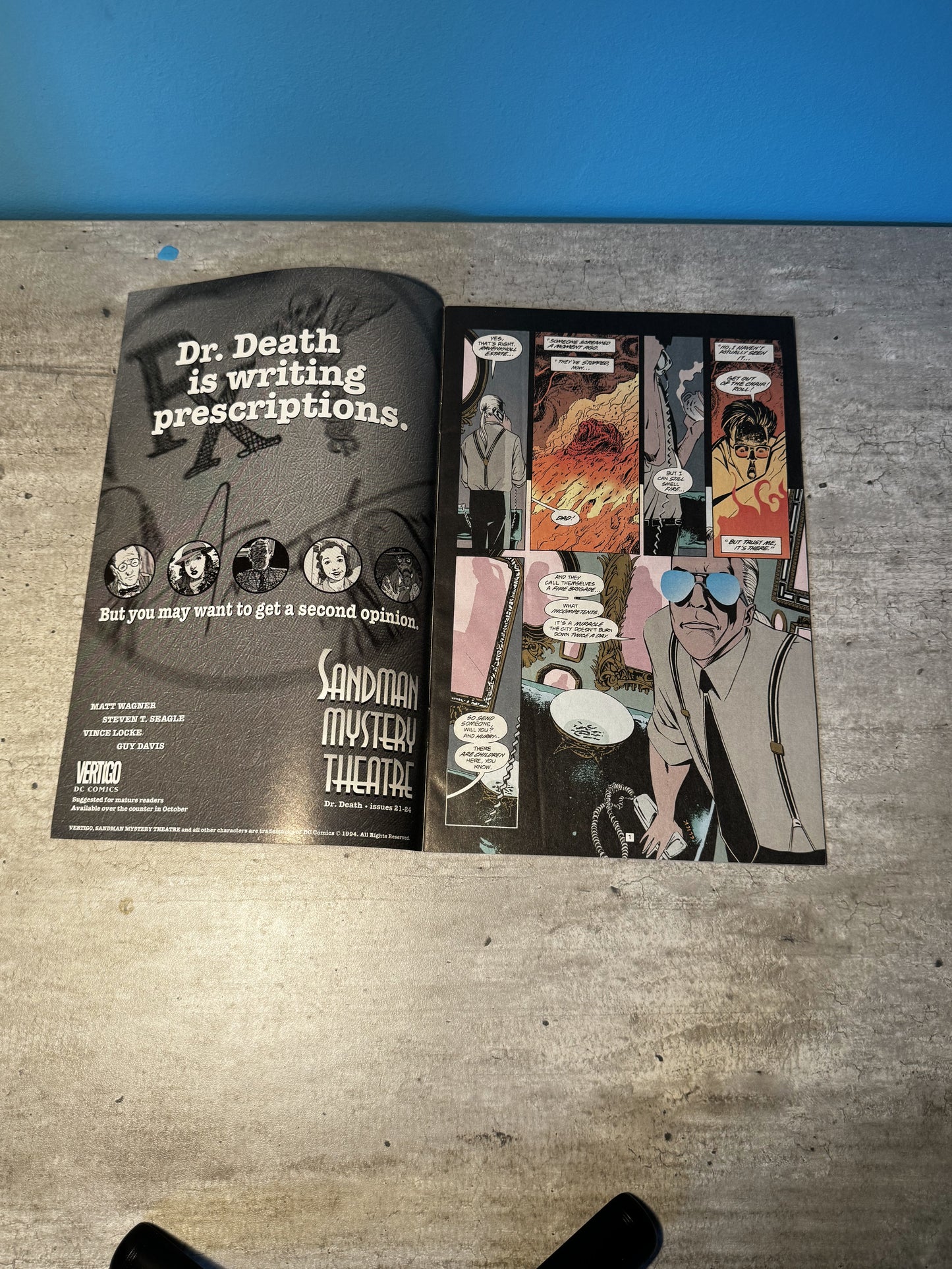 1994 - DC Vertigo - Los libros de la magia - Lote de trabajo - Inglés