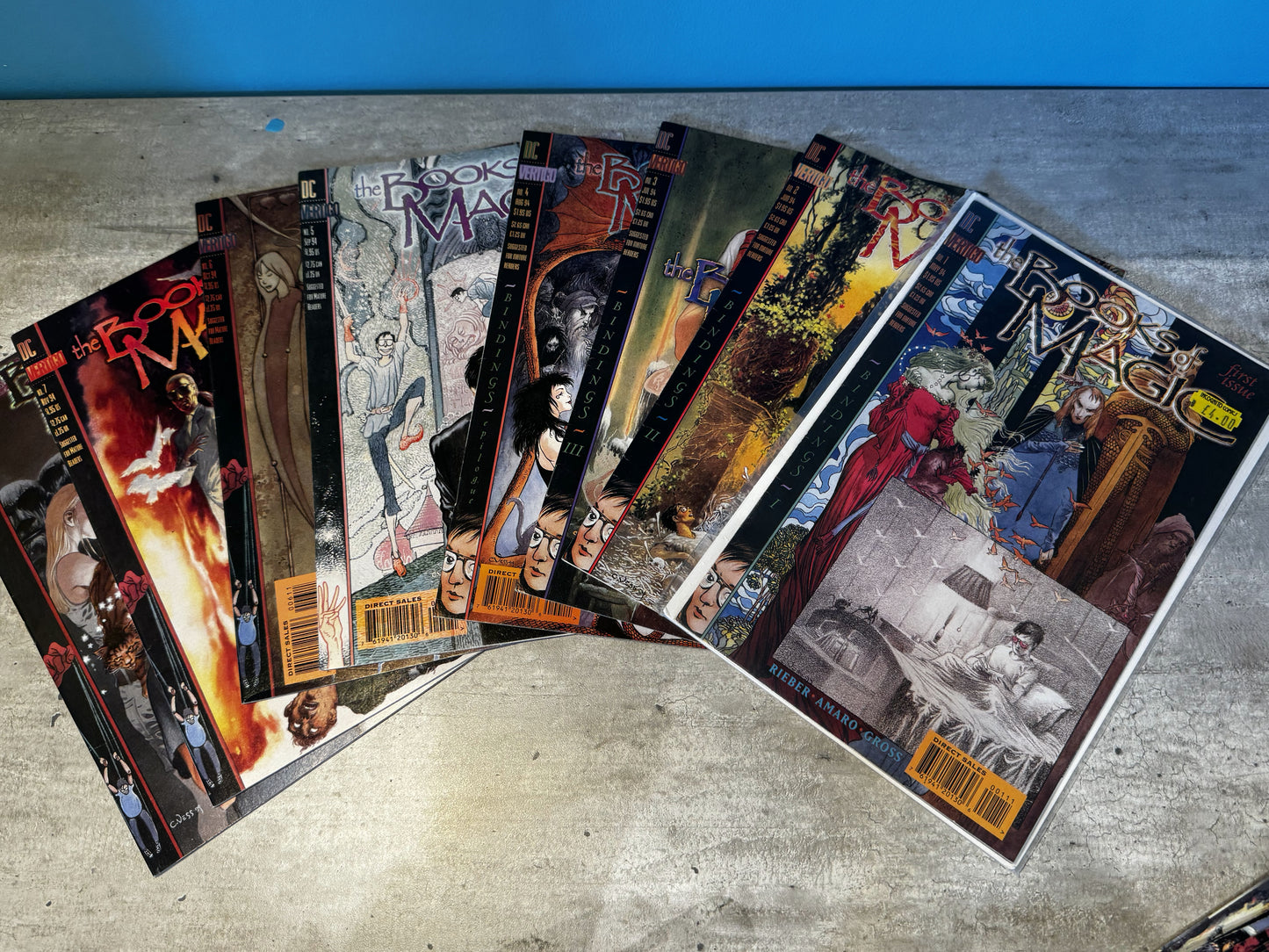 1994 - DC Vertigo - Los libros de la magia - Lote de trabajo - Inglés