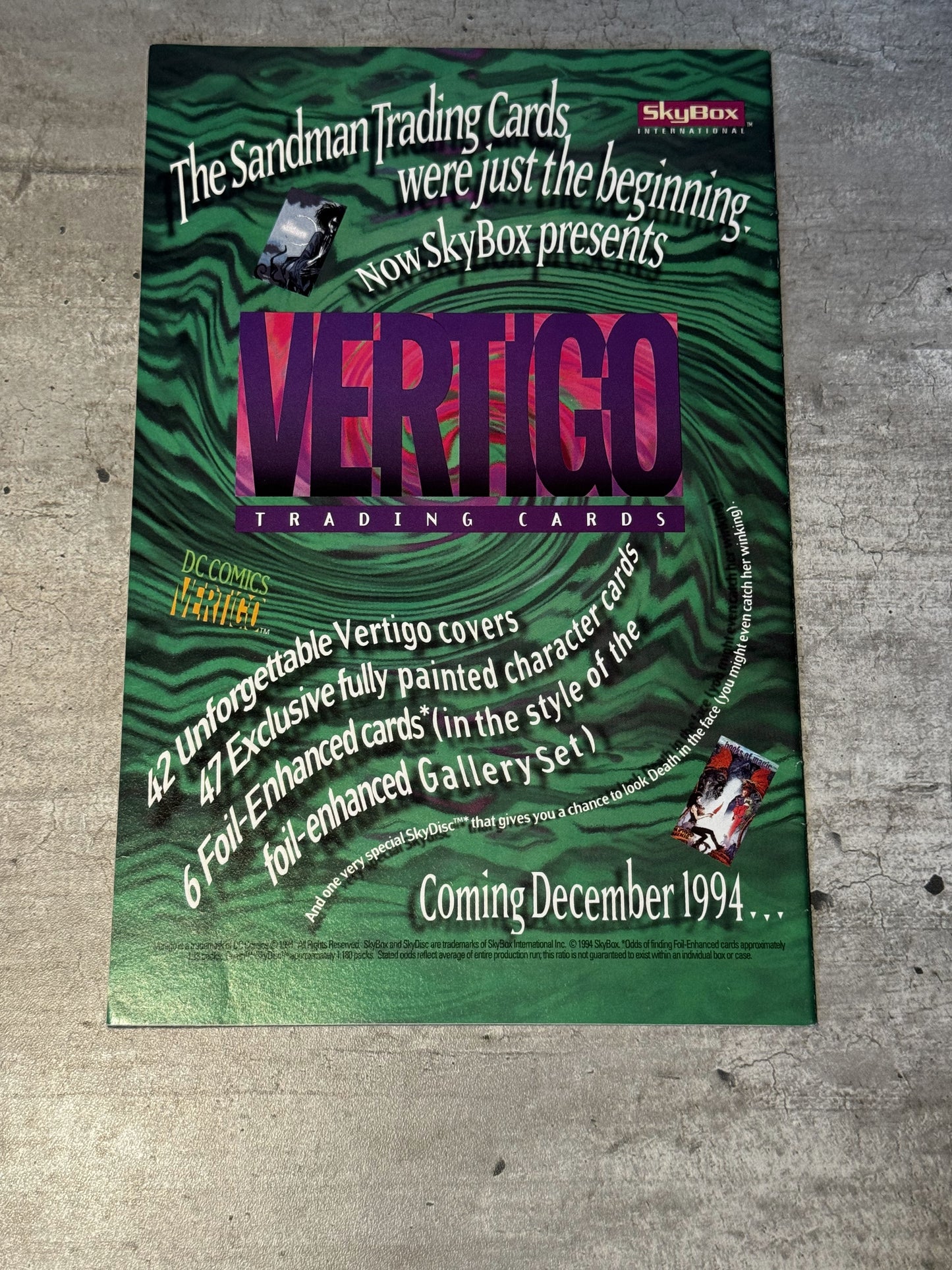 1994 - DC Vertigo - Los libros de la magia - Lote de trabajo - Inglés