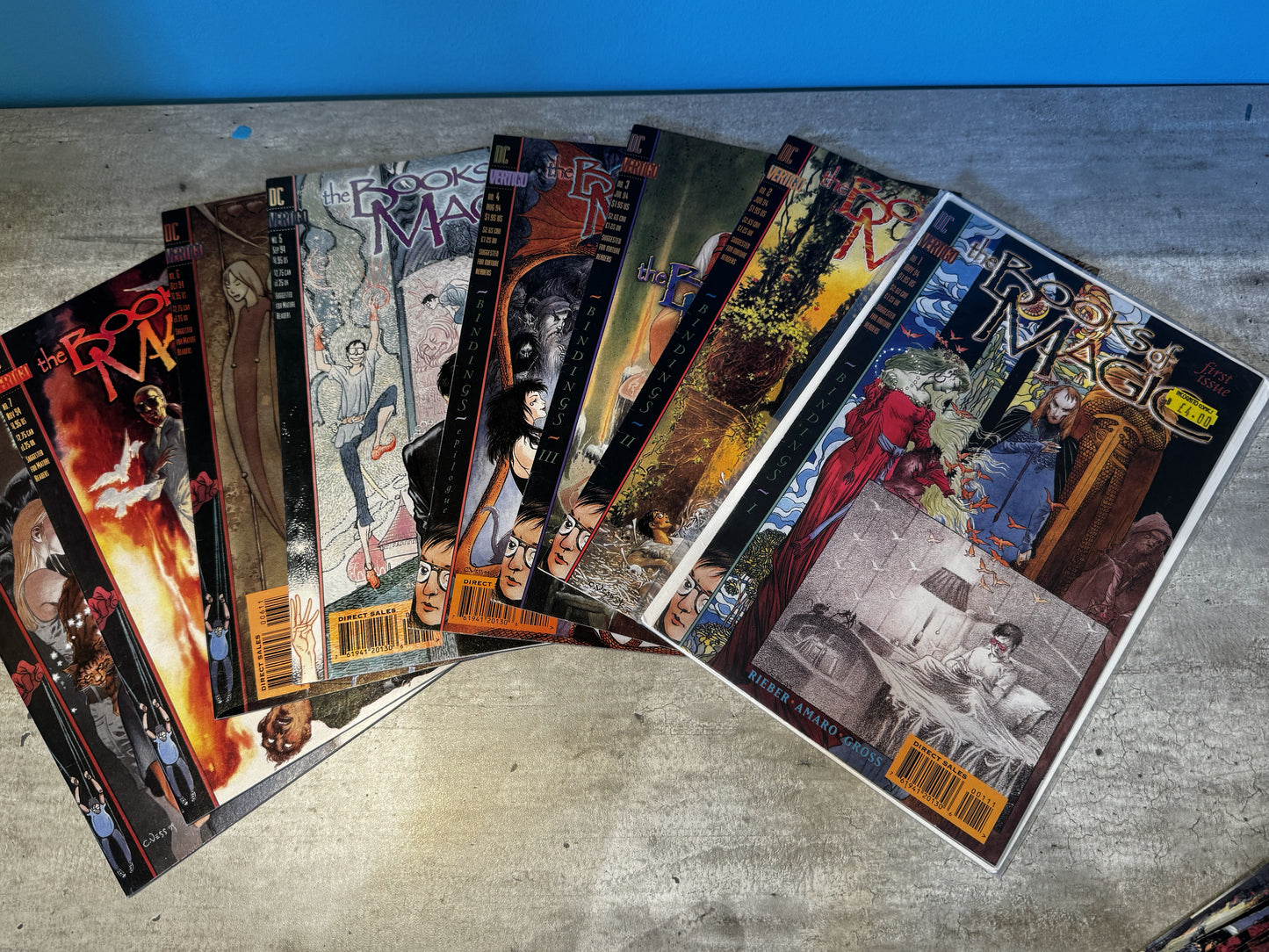 1994 - DC Vertigo - Los libros de la magia - Lote de trabajo - Inglés