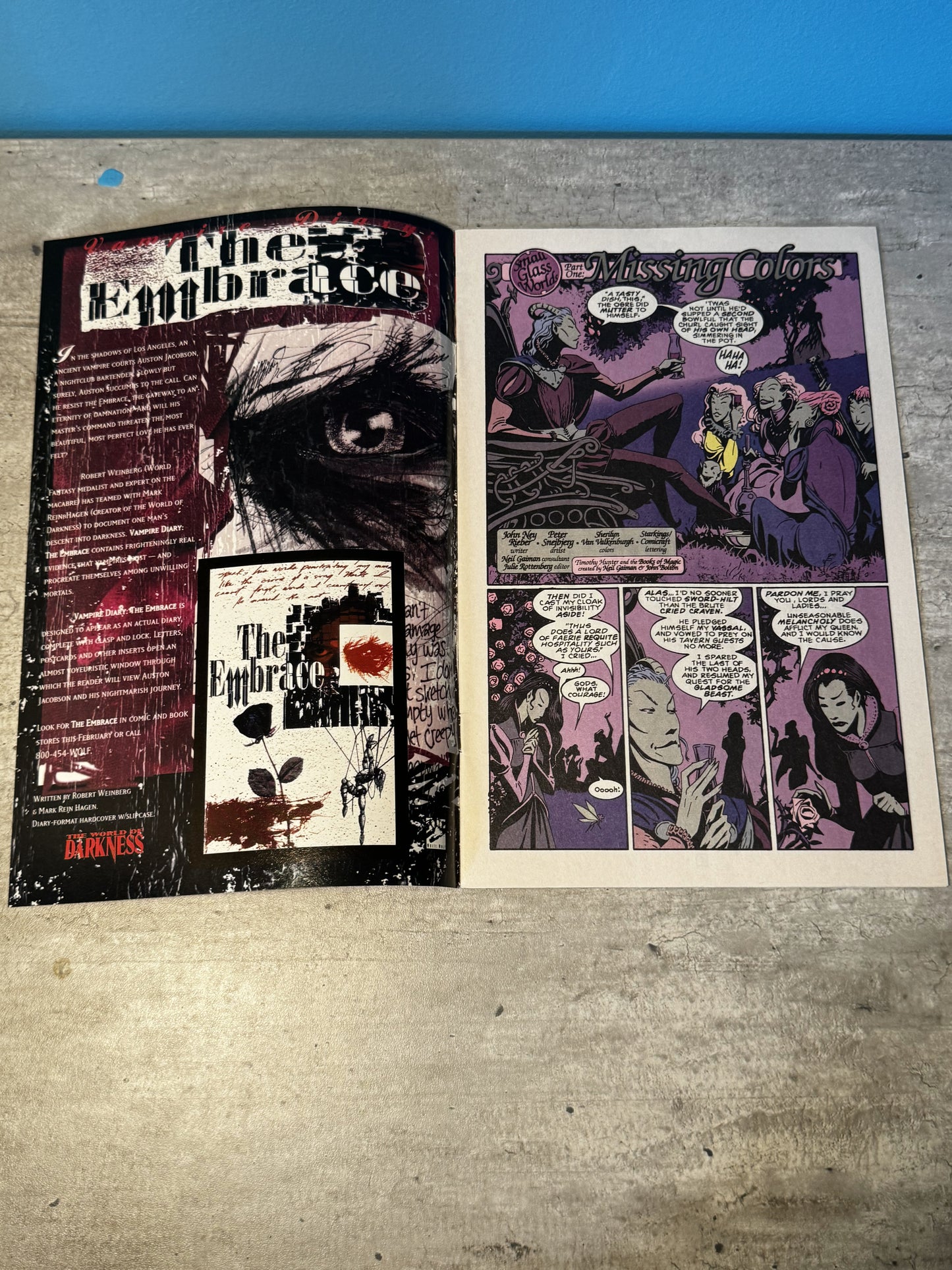 1994 - DC Vertigo - Los libros de la magia - Lote de trabajo - Inglés