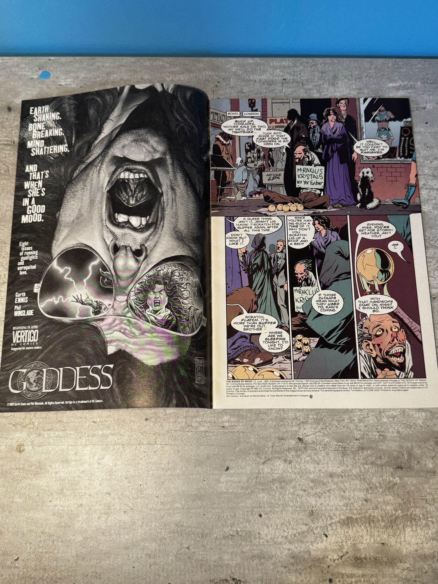 1994 - DC Vertigo - Los libros de la magia - Lote de trabajo - Inglés