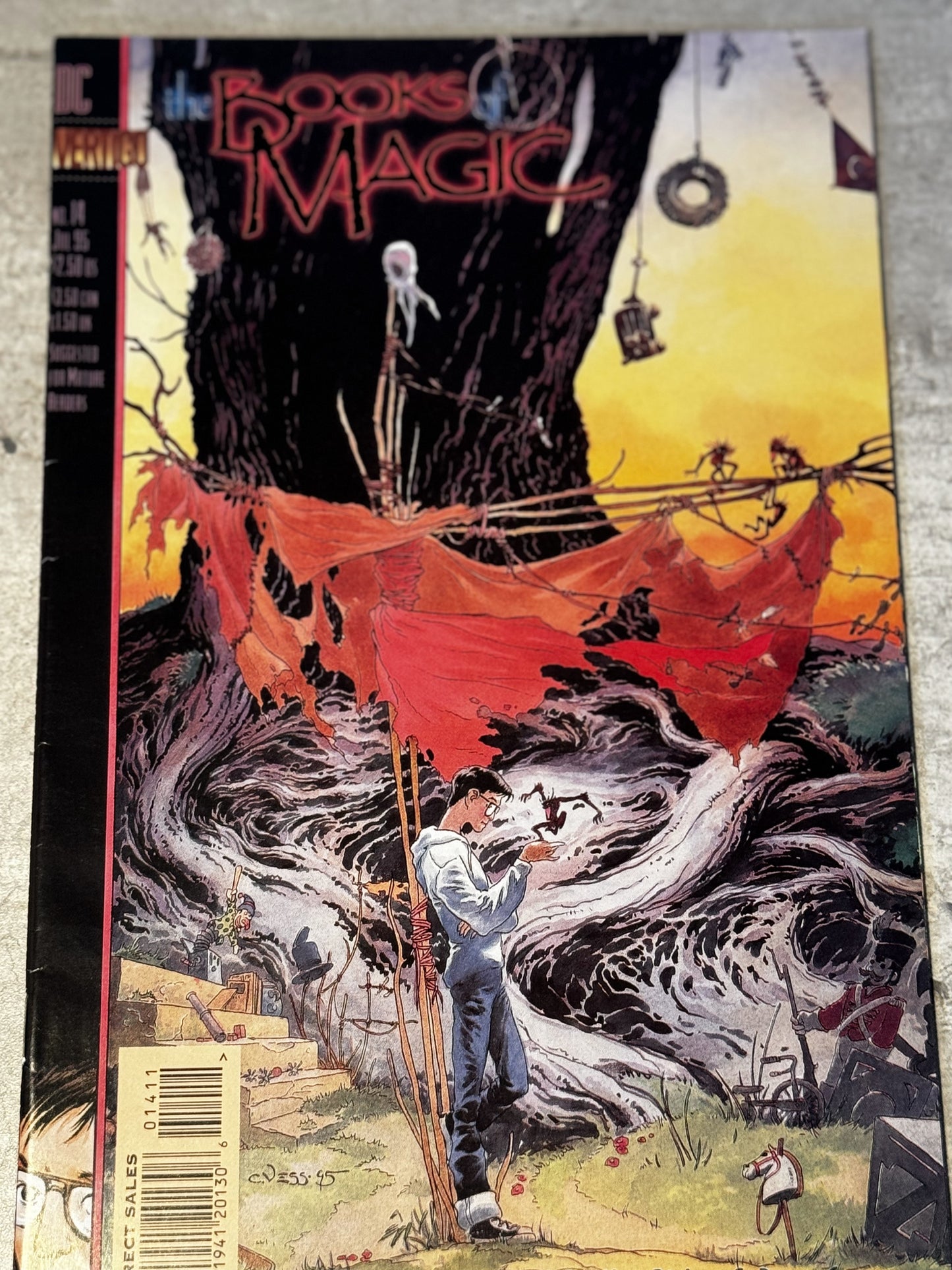 1994 - DC Vertigo - Los libros de la magia - Lote de trabajo - Inglés