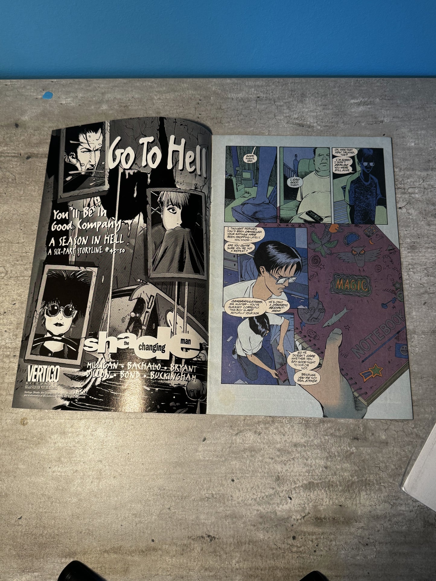 1994 - DC Vertigo - Los libros de la magia - Lote de trabajo - Inglés