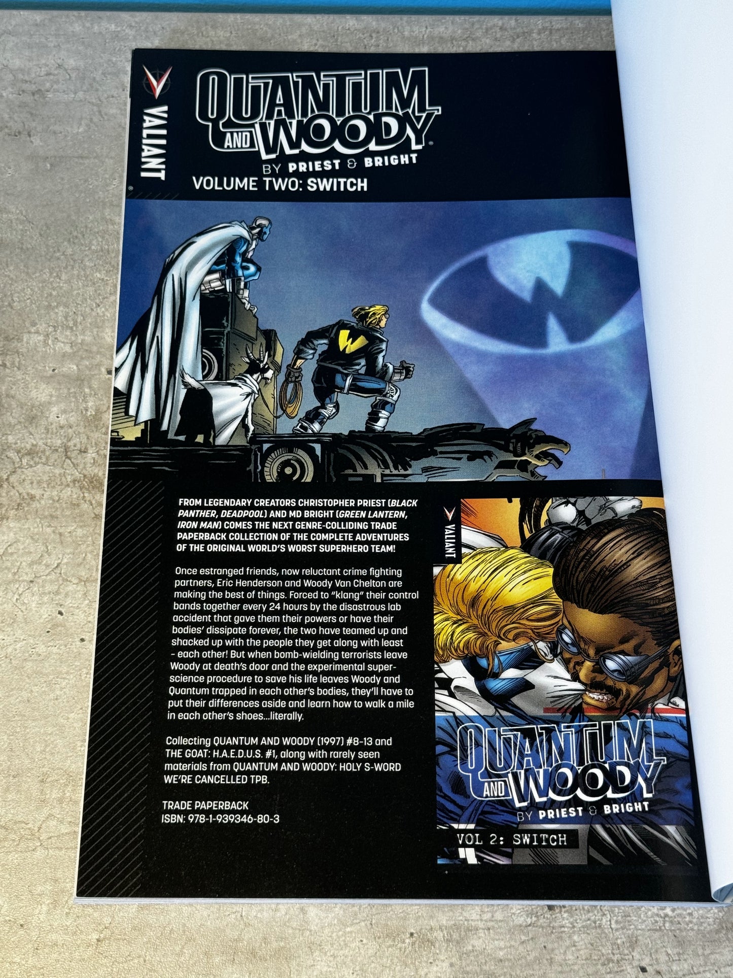 2015 - Valiant Entertainment - Quantum y Woody TP #1 - NM+ - Español