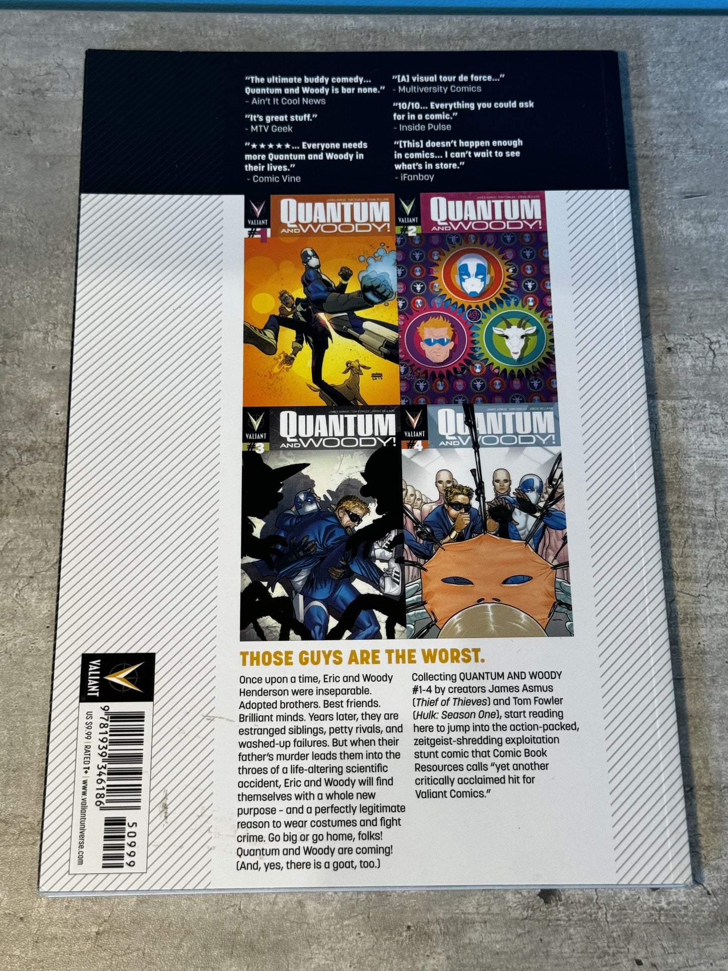 2013 - Valiant Entertainment - Quantum & Woody, Vol. 2 TP #1 - NM+ - Español