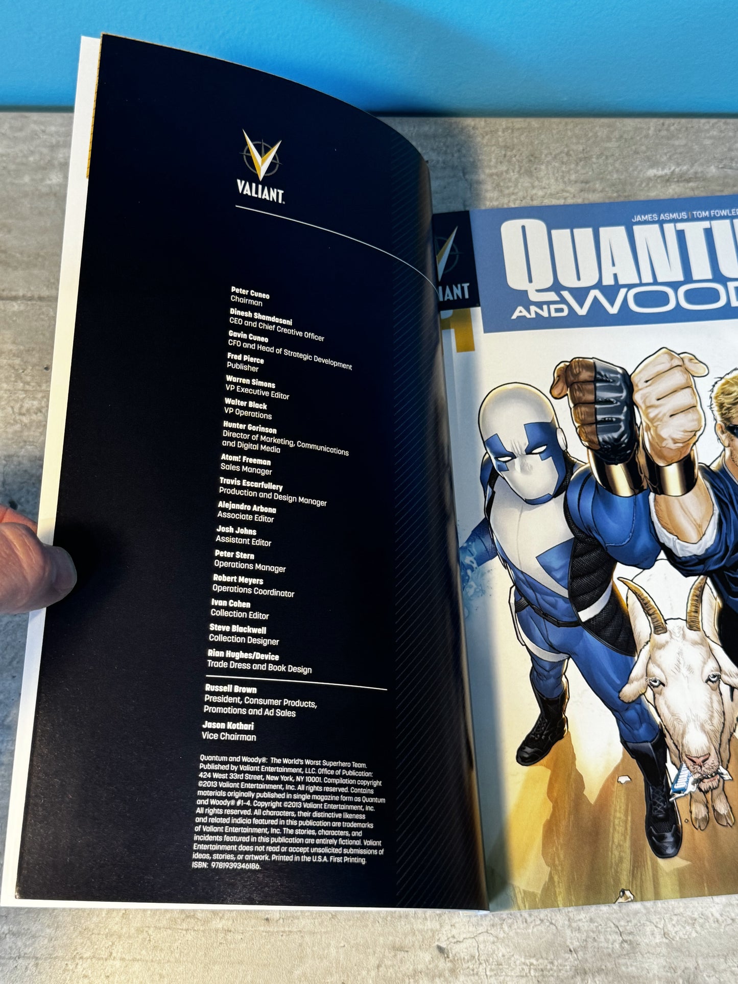 2013 - Valiant Entertainment - Quantum & Woody, Vol. 2 TP #1 - NM+ - Español