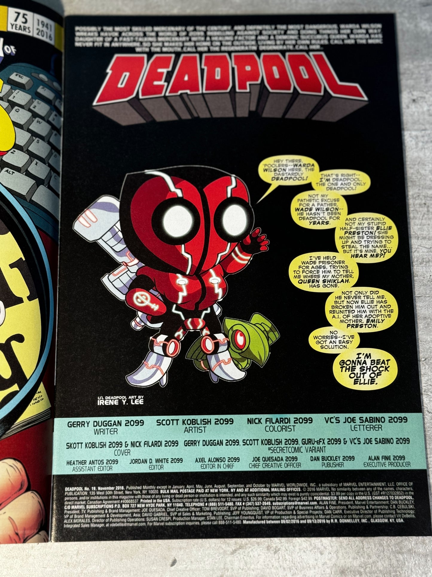 2016 - Marvel Comics - Deadpool, vol. 5 #19 - NM+ - Español