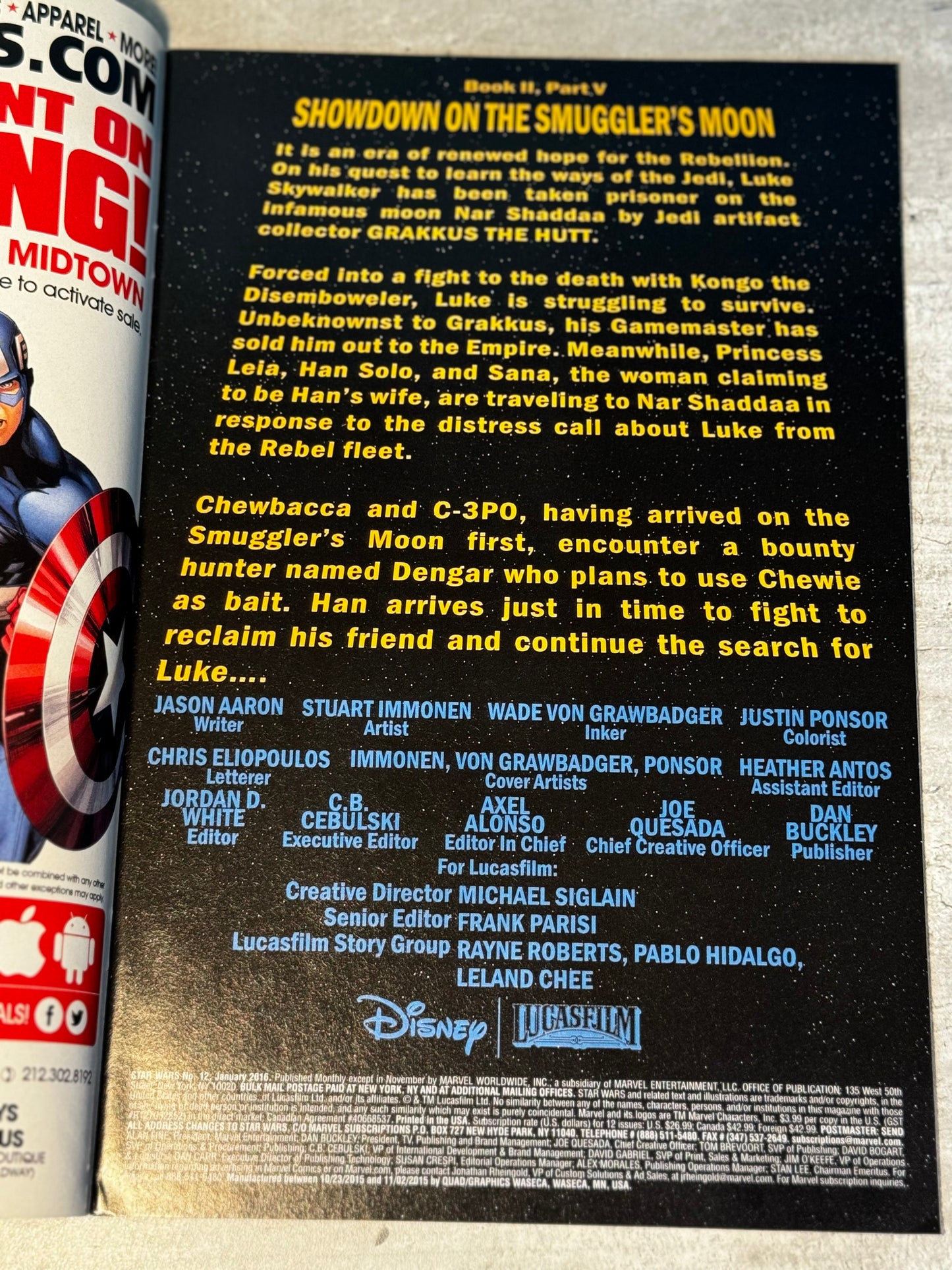 2015 - Marvel Comics - Star Wars, Vol. 2 (Marvel) #12 - NM+ - Español