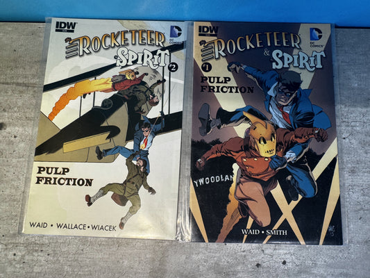 2013 - IDW Publishing - The Rocketeer / The Spirit: Lote de trabajo de Pulp Friction - NM+ - Inglés