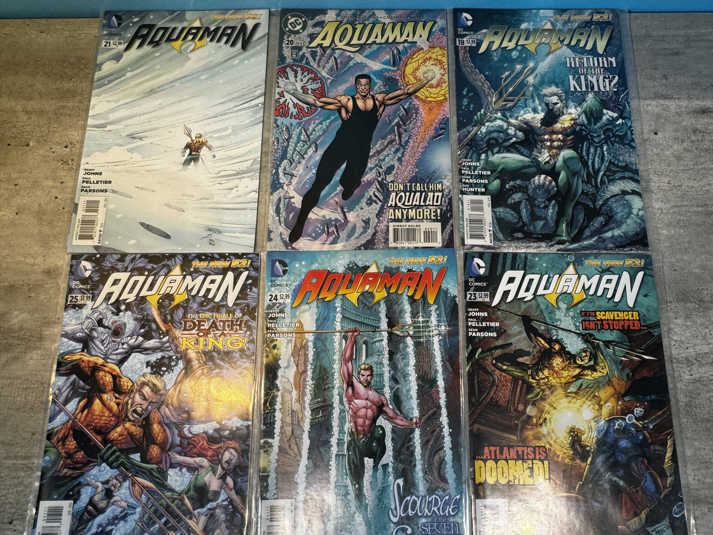 2013 - DC Comics - Aquaman, vol. 7 Job Lot - NM+ - Español