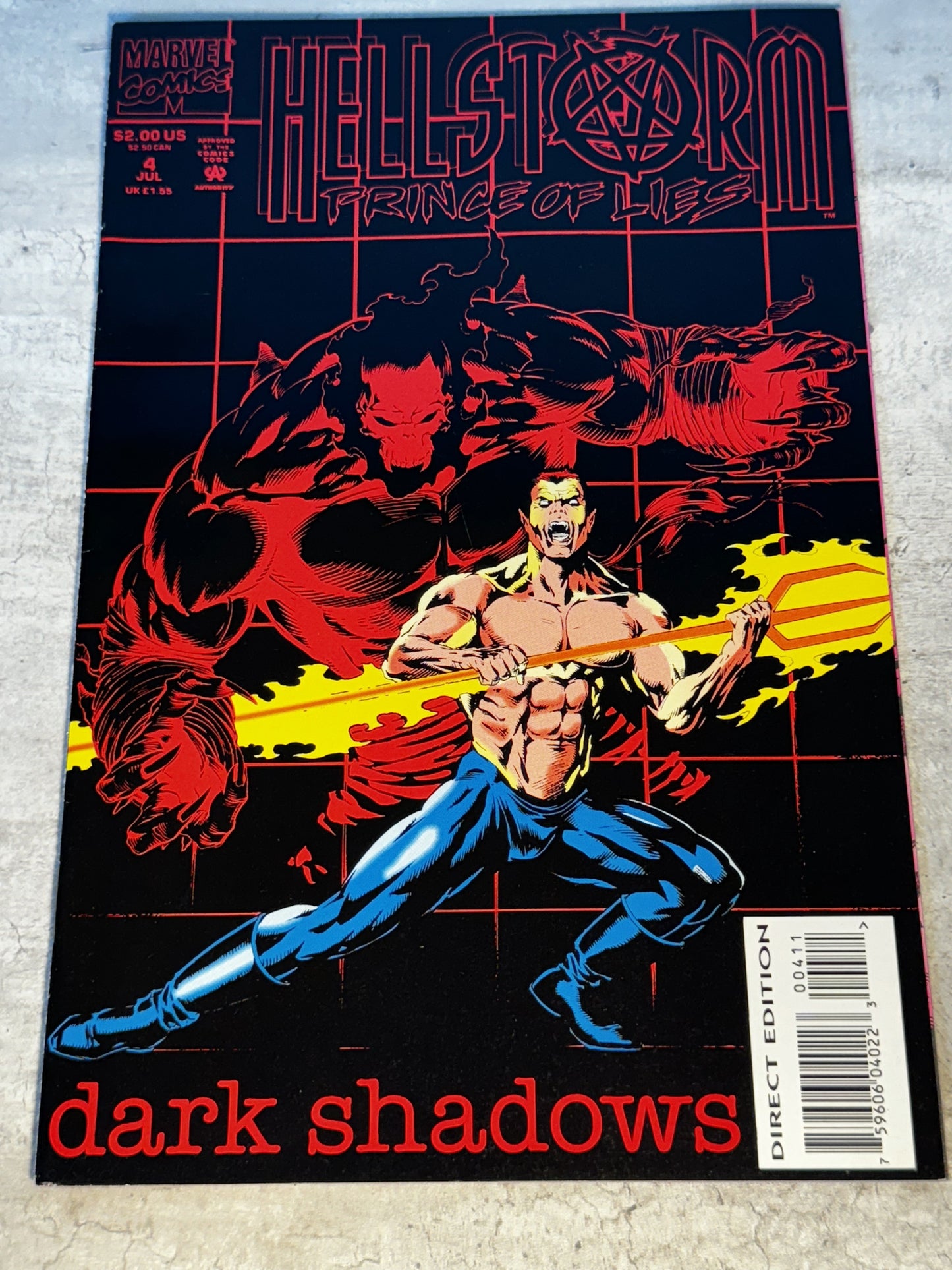 1993 - Marvel Comics - Hellstorm: Prince of Lies #4 - NM- - English 1