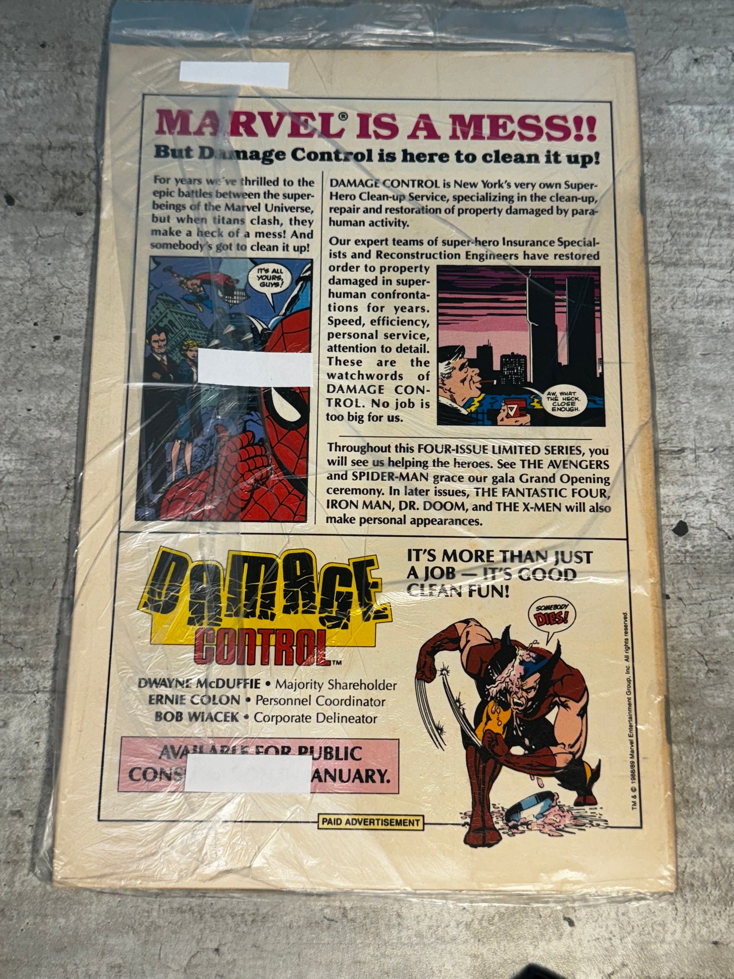 1989 - Marvel Comics - Alpha Flight, Vol. 1 #71 - VF- - English