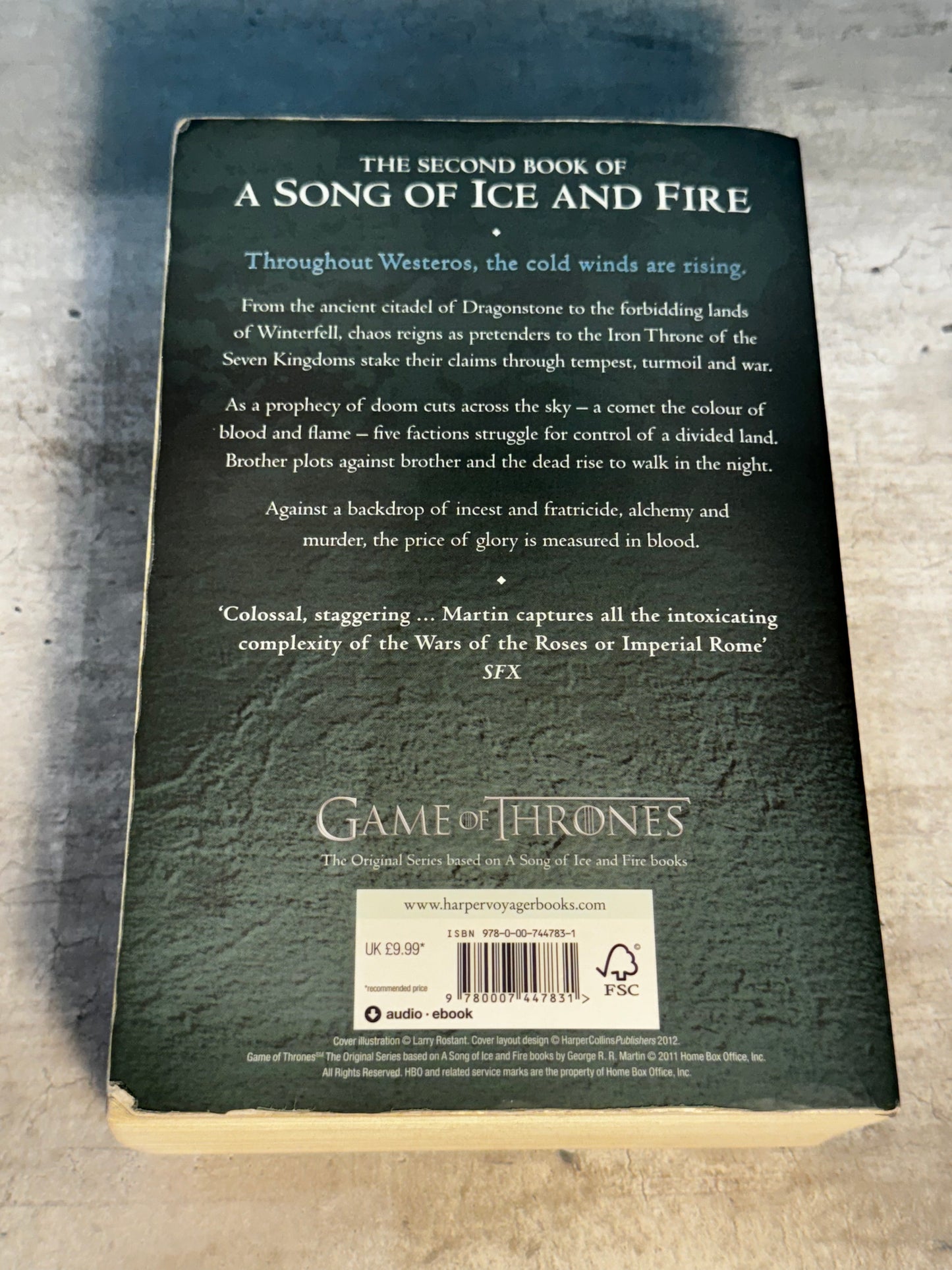 2011 - Harper Voyager - Game Of Thrones #2 - F/VF - English