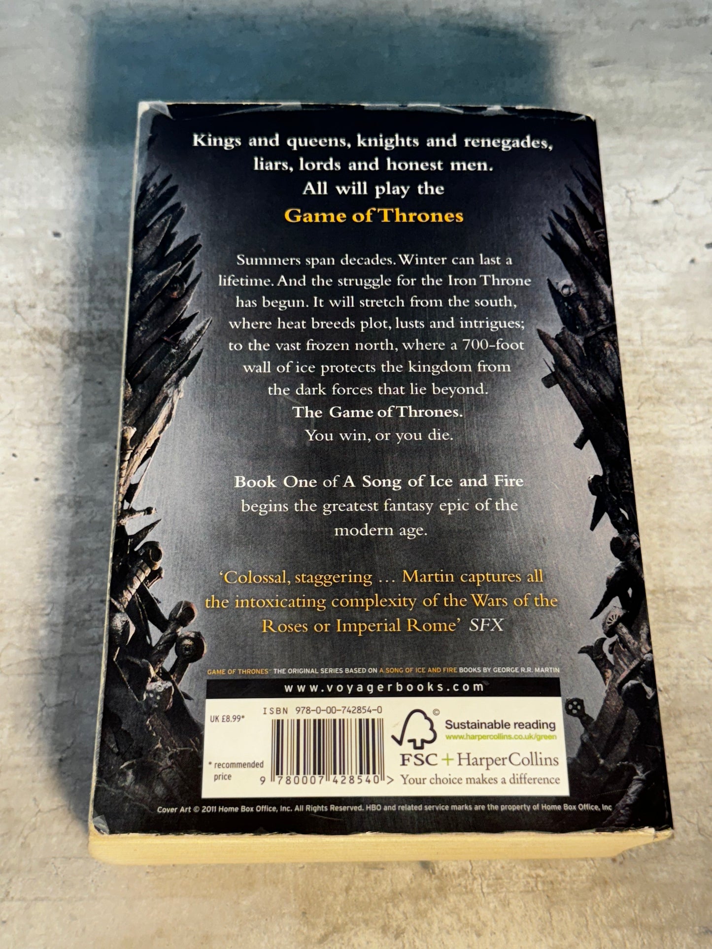 2011 - Harper Voyager - Game Of Thrones #1 - F/VF - English