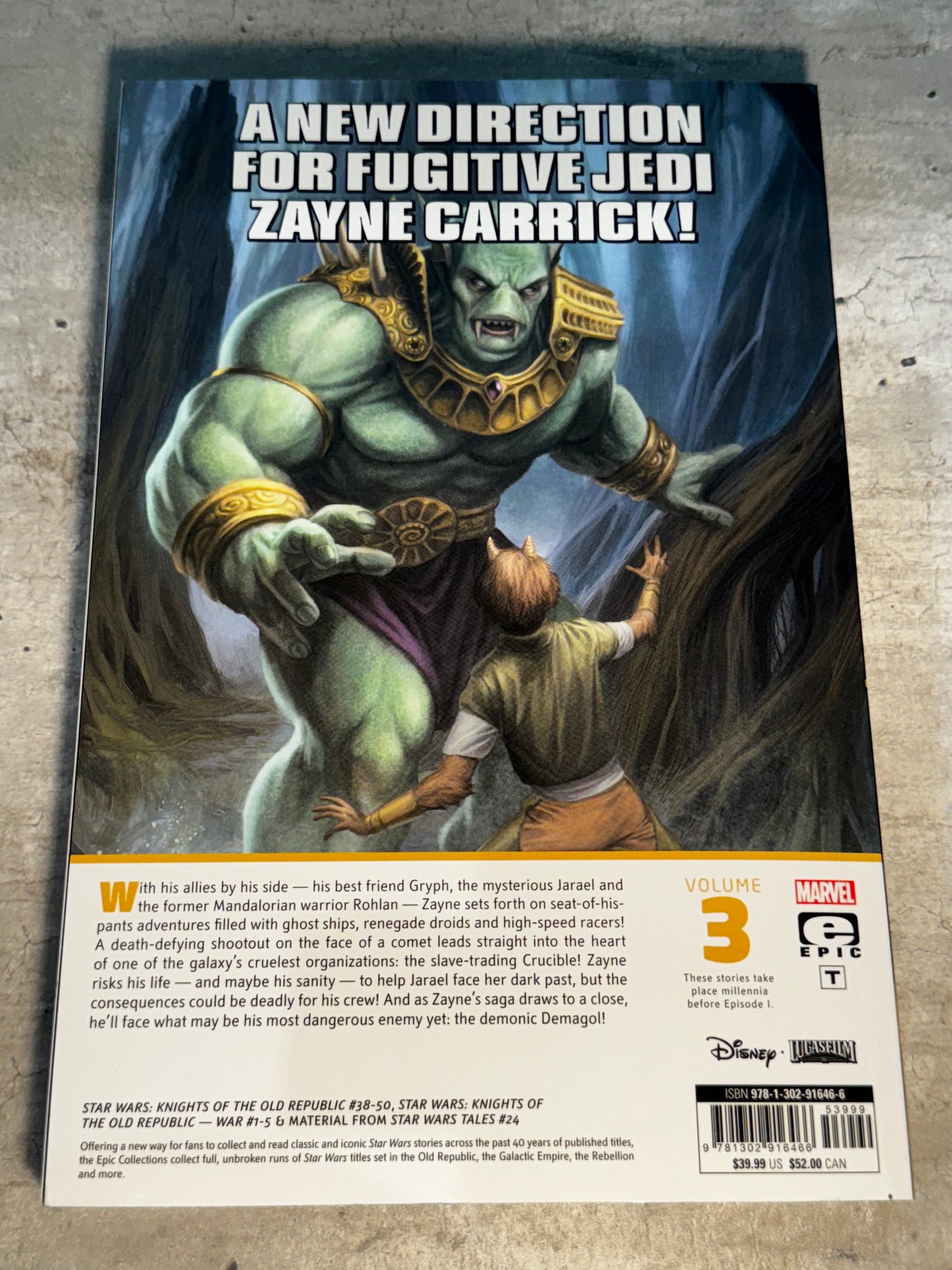 2019 - Star Wars Legends Epic Collection: The Old Republic TP #3 - NM/M