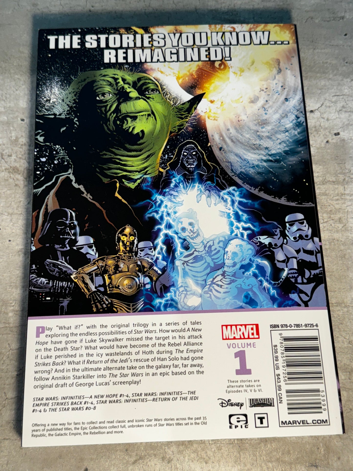 2015 - Marvel Comics - Star Wars Legends Epic Collection: Infinities TP # - NM/M