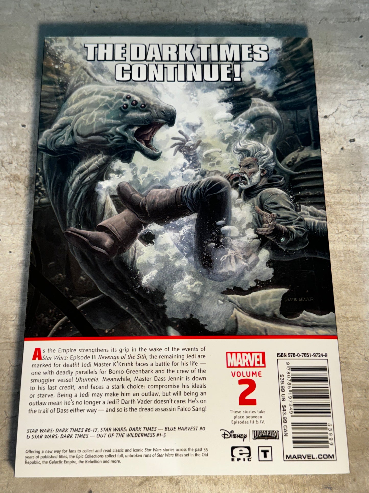 2015 - Marvel - Star Wars Legends Epic Collection: The Empire TP #2 - NM/M