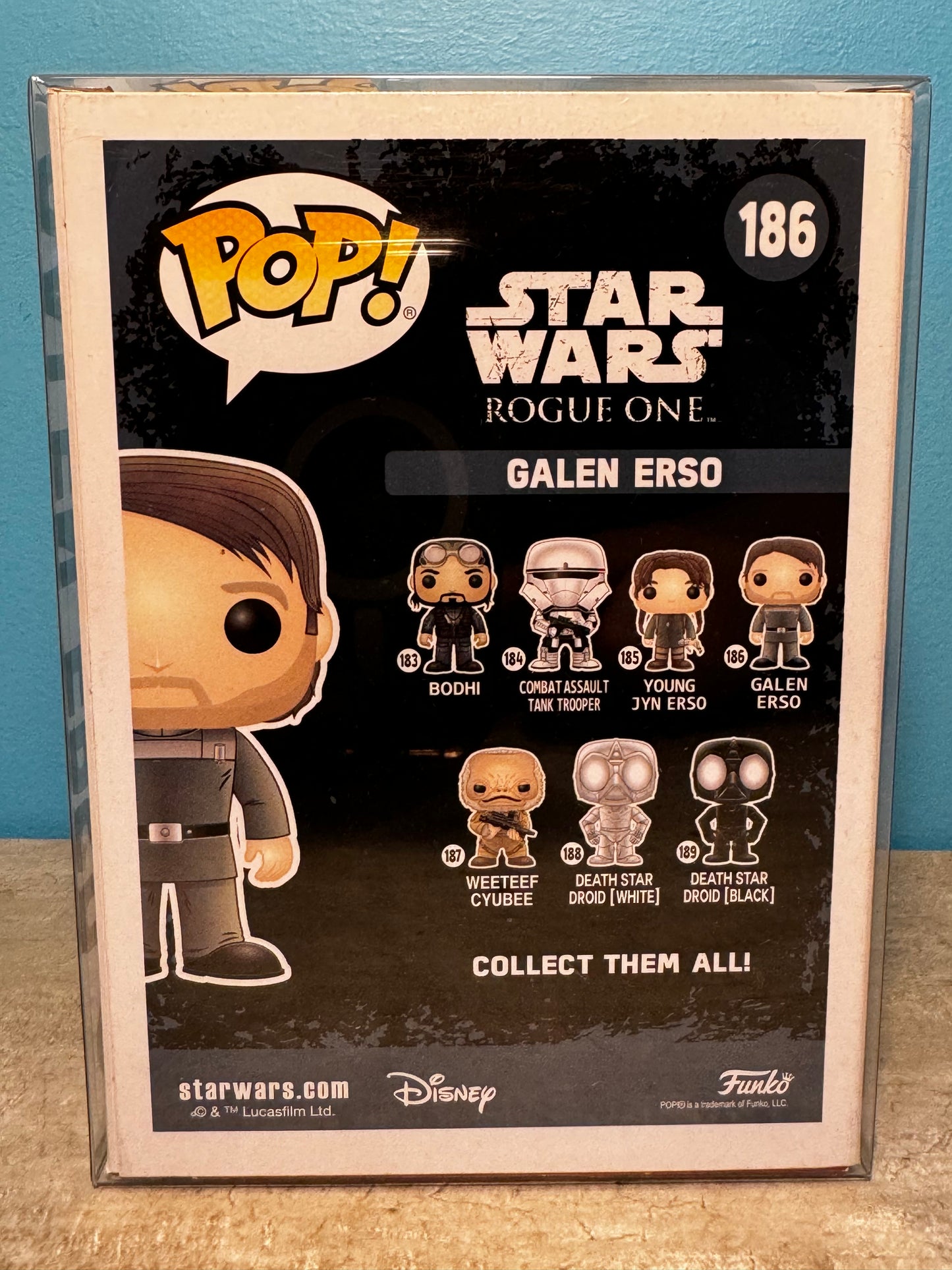 Figura de vinilo Funko Pop! de Star Wars: Galen Erso n.° 186