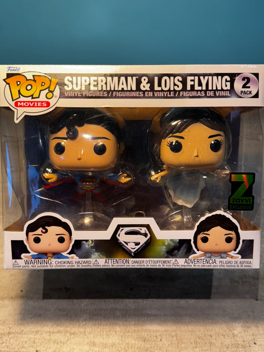 Figura de vinilo Funko Pop! Superman y Lois volando (60162)