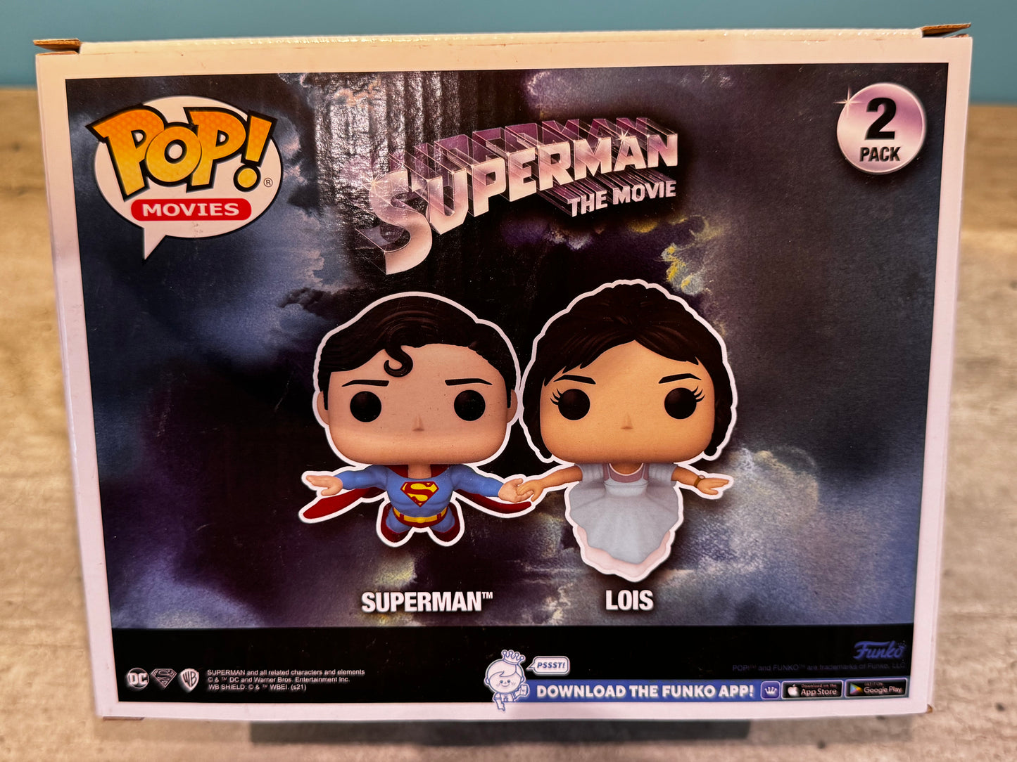 Figura de vinilo Funko Pop! Superman y Lois volando (60162)