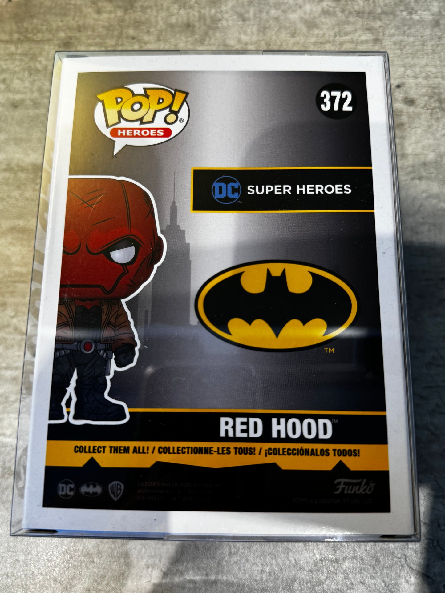 Figura de vinilo Funko Pop! Batman de Red Hood DC Heroes n.º 372