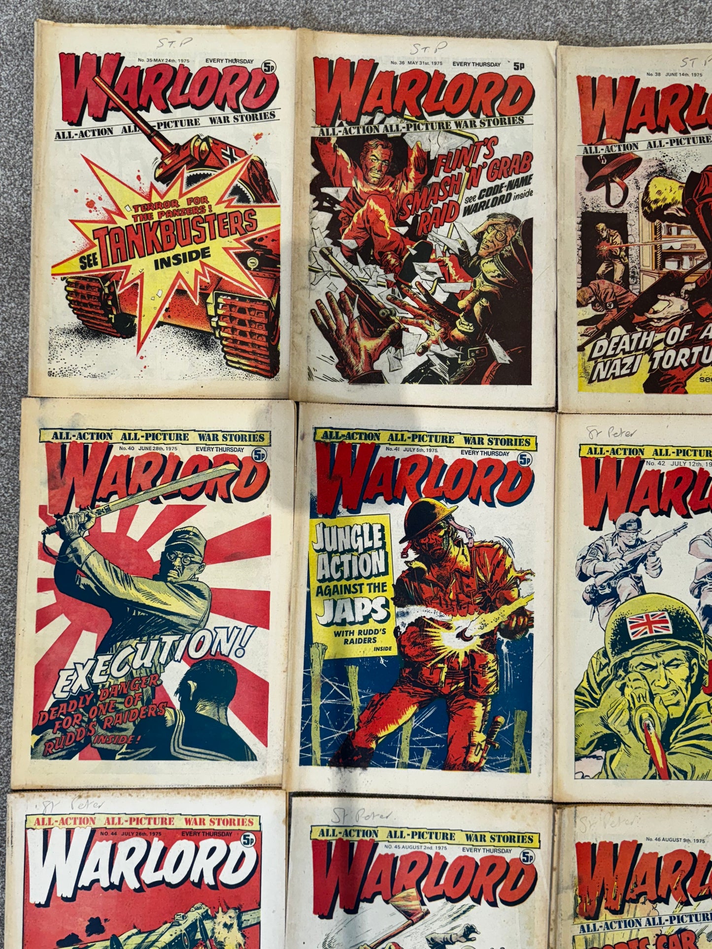 1975 - D.C. Thomson & Co. - Warlord (D.C. Thomson & Co.) Job Lot 2 - F - Eng 2