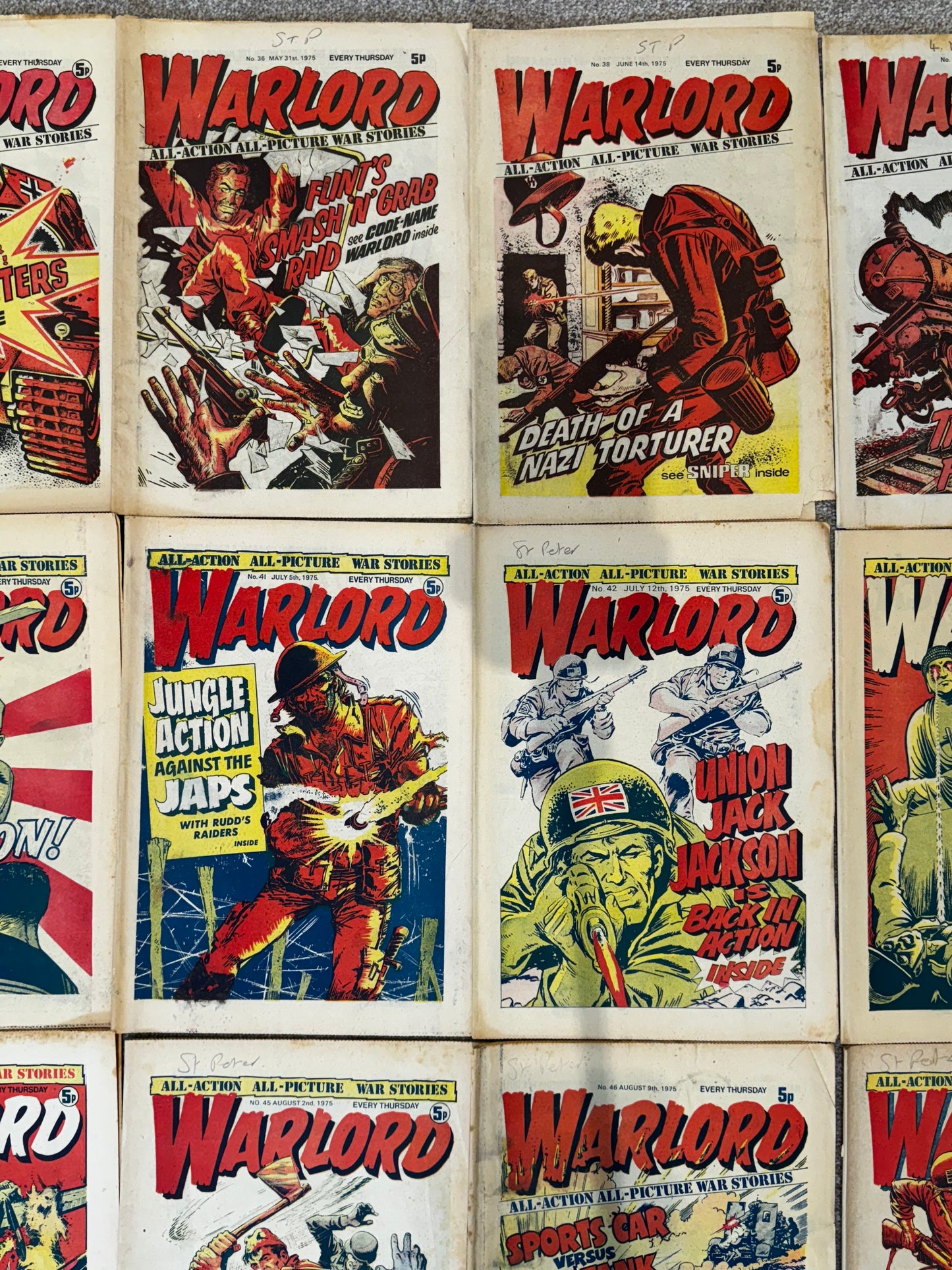 1975 - D.C. Thomson & Co. - Warlord (D.C. Thomson & Co.) Job Lot 2 - F - Eng 3