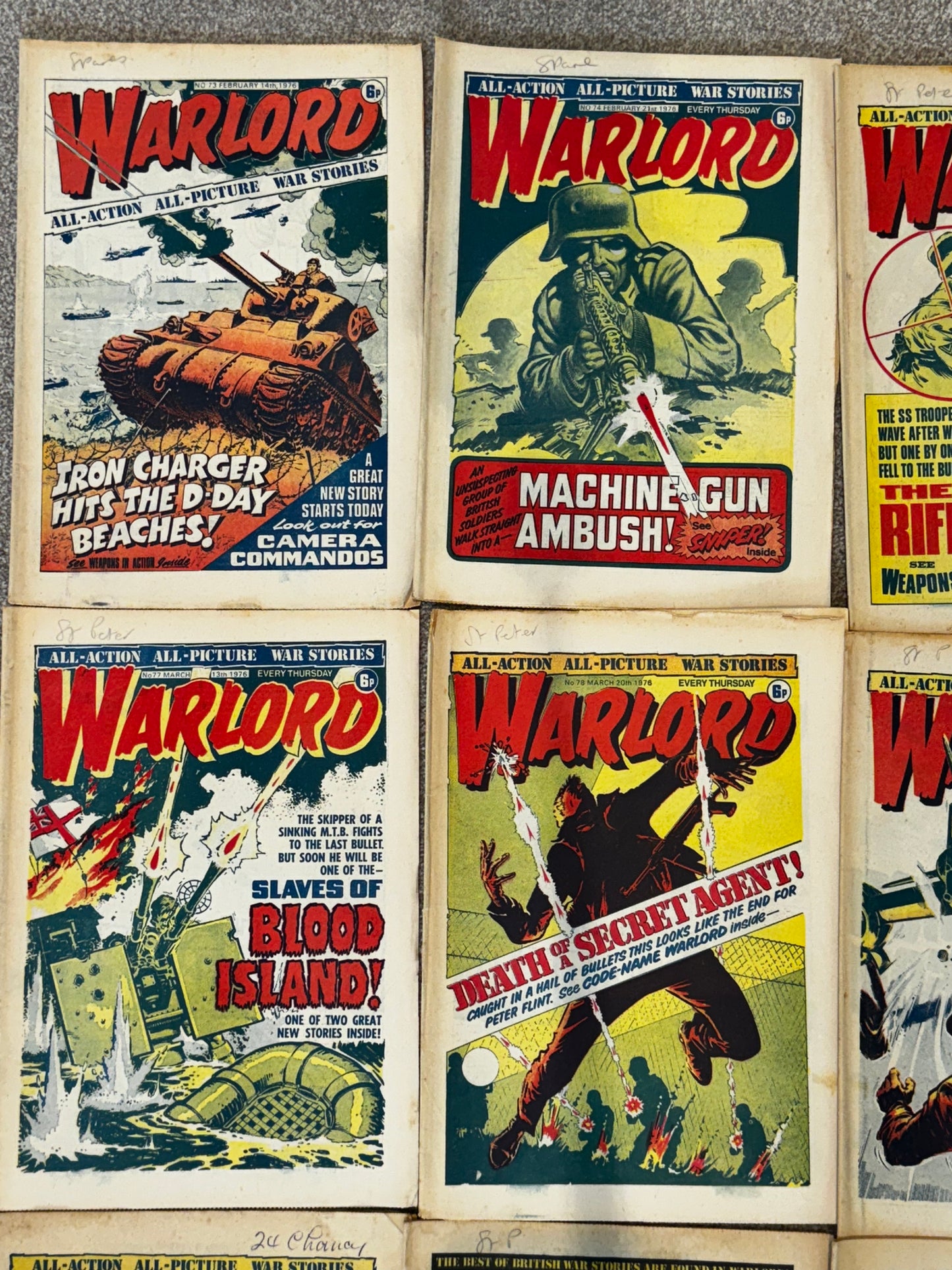 1976 - D.C. Thomson & Co. - Warlord (D.C. Thomson & Co.) Job Lot 5 - F - Eng 2