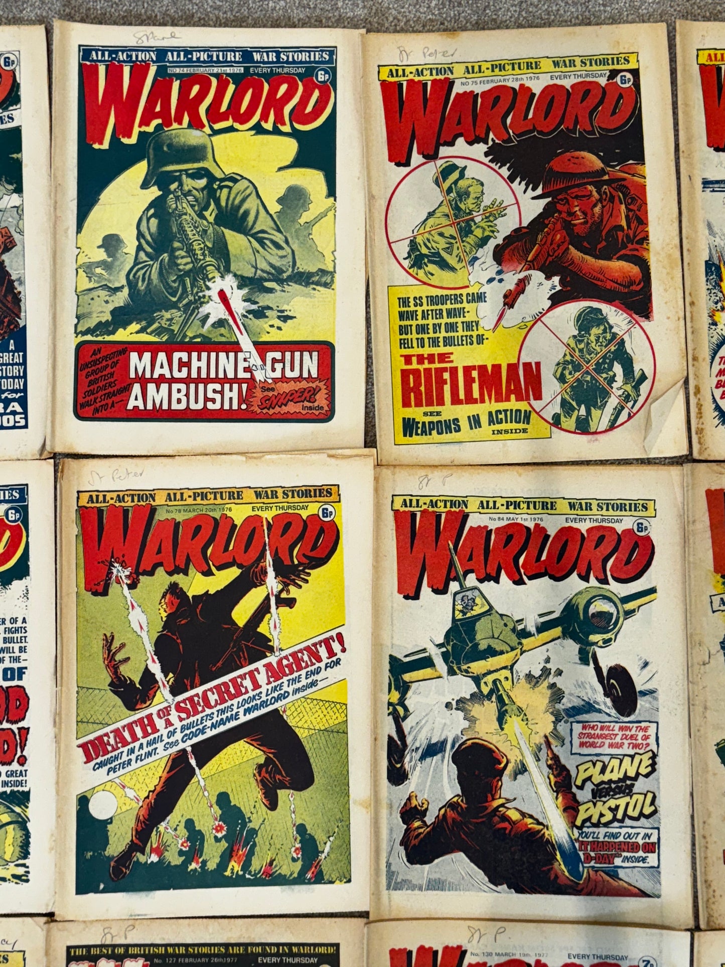 1976 - D.C. Thomson & Co. - Warlord (D.C. Thomson & Co.) Job Lot 5 - F - Eng 3