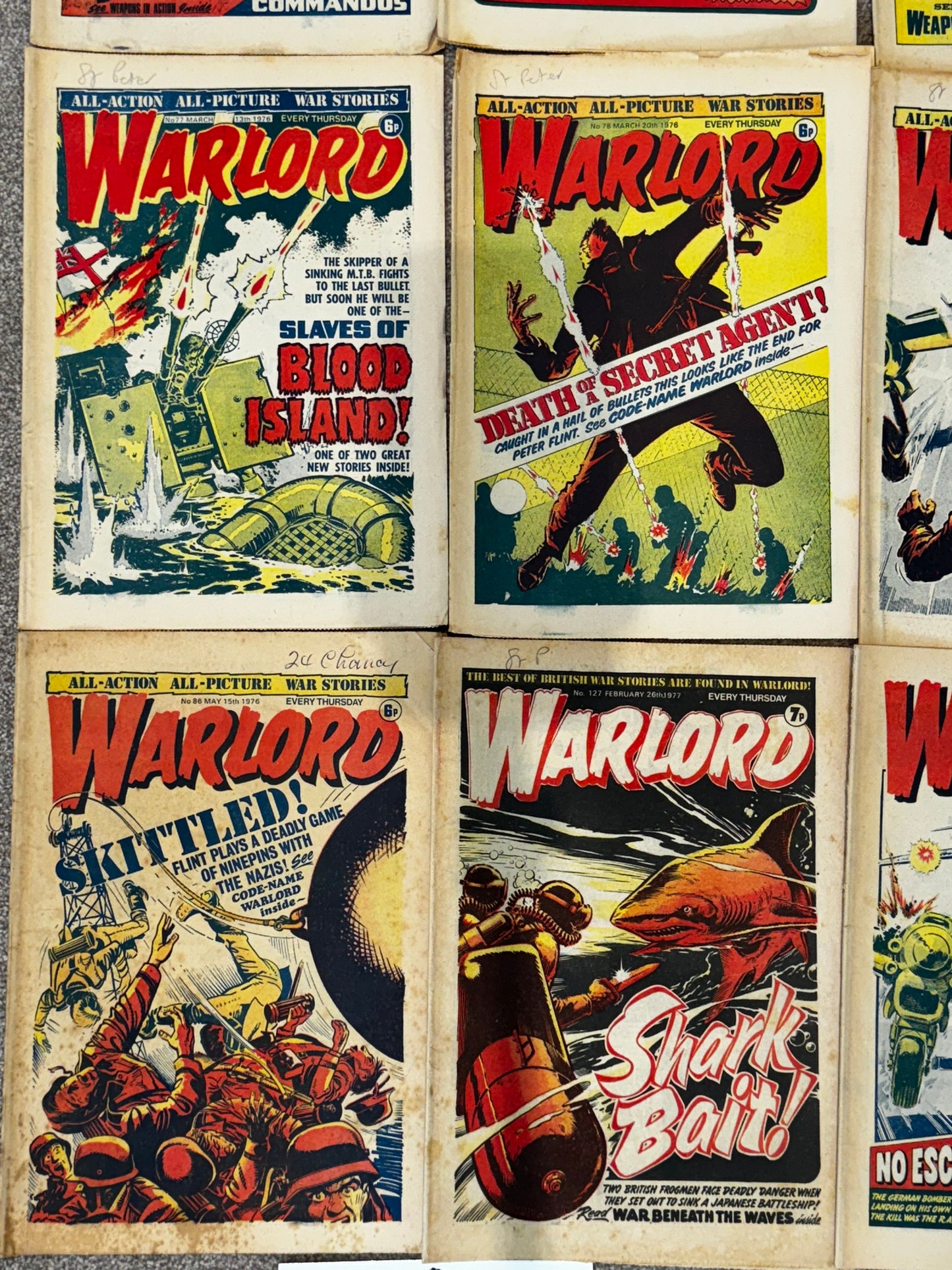 1976 - D.C. Thomson & Co. - Warlord (D.C. Thomson & Co.) Job Lot 5 - F - Eng 5