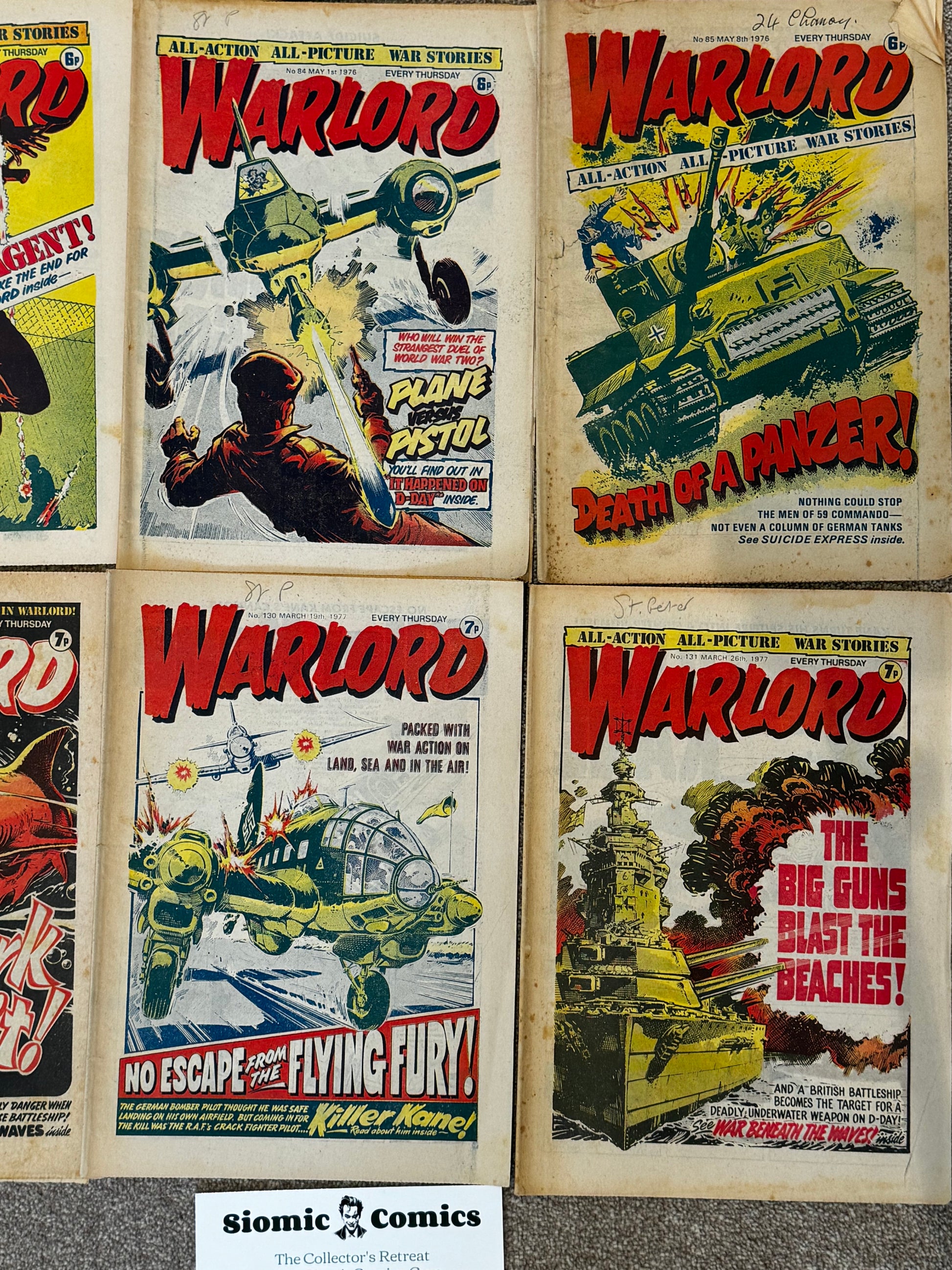 1976 - D.C. Thomson & Co. - Warlord (D.C. Thomson & Co.) Job Lot 5 - F - Eng 7