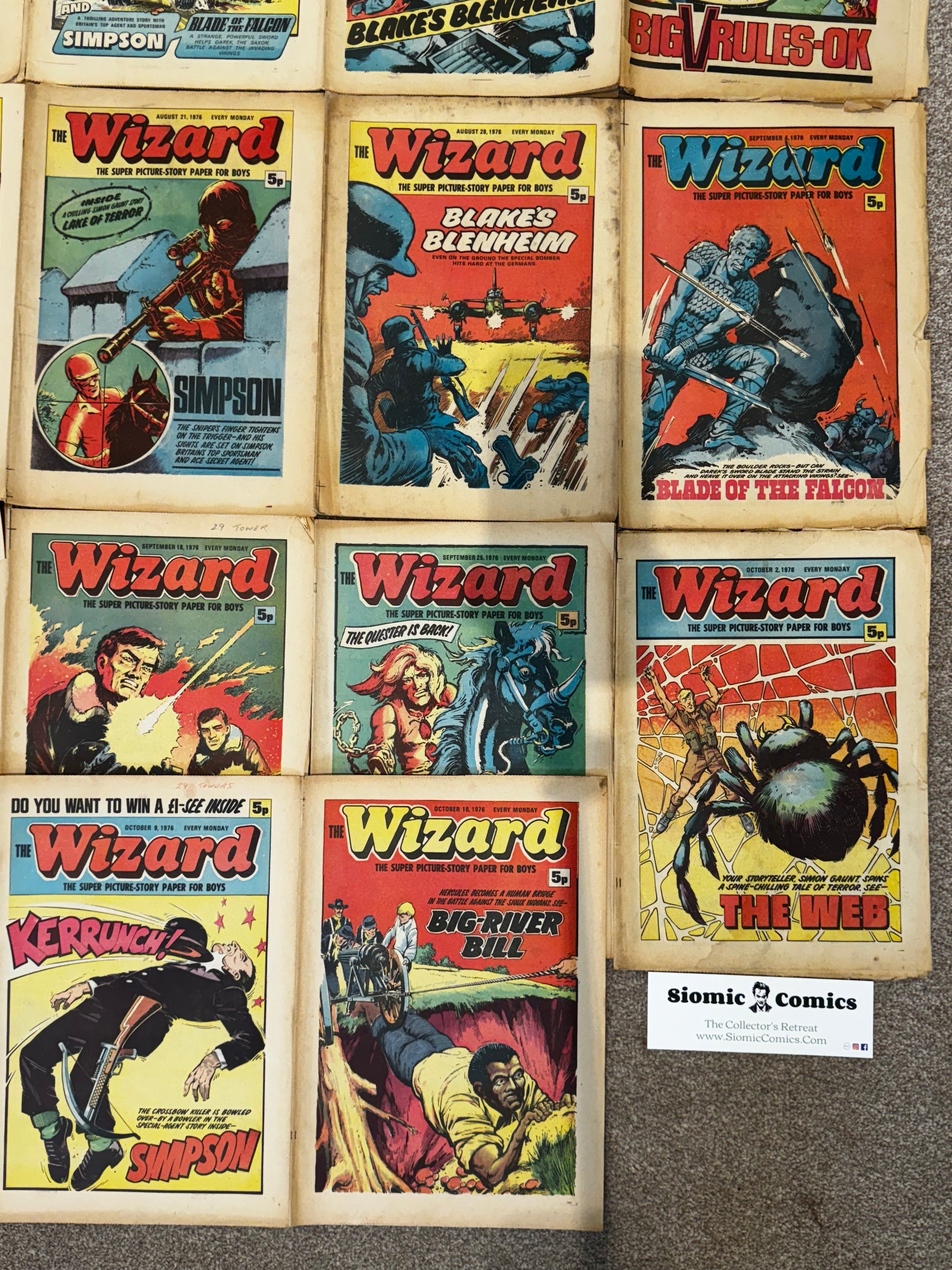 1976 - D.C. Thomson & Co. - Wizard, The (D.C. Thomson) Job Lot 1 - F+ - Eng 5