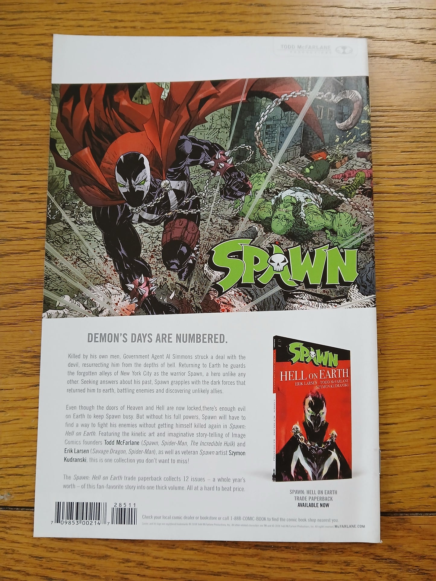 2018 - Image Comics - Spawn #285 Var. A - NM+ - Eng 2
