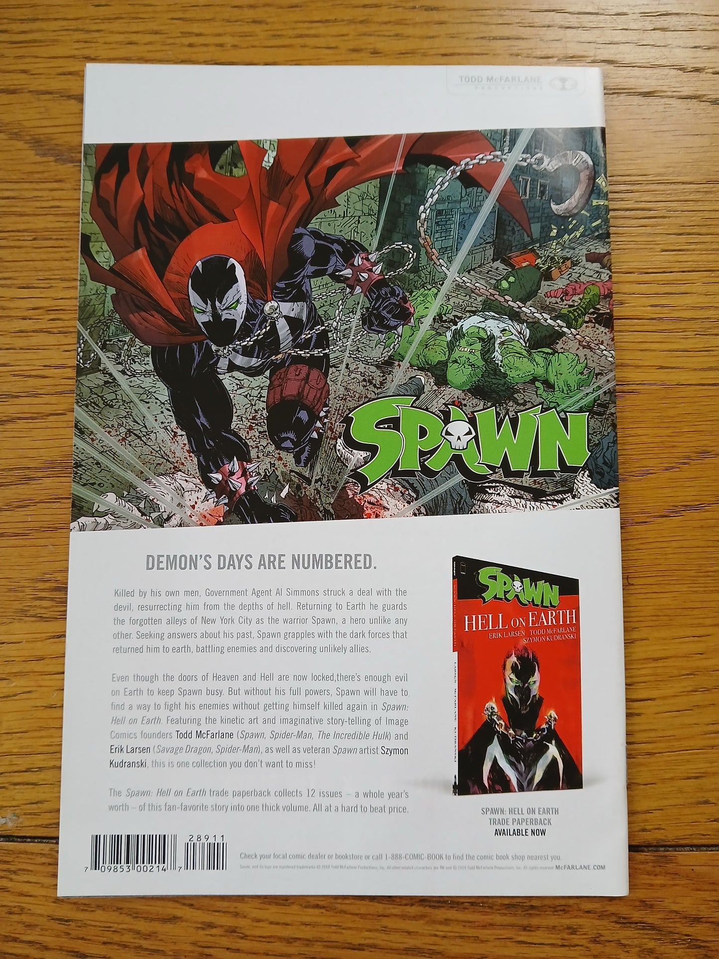 2018 - Image Comics - Spawn #289 Var. A - NM+ - Eng 2