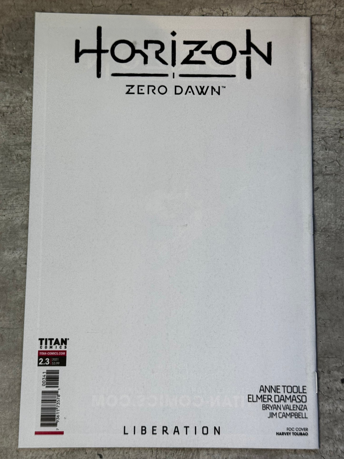 2021 - Titan Books - Horizon Zero Dawn: Liberation #3 Var. D - NM/M - Eng 2