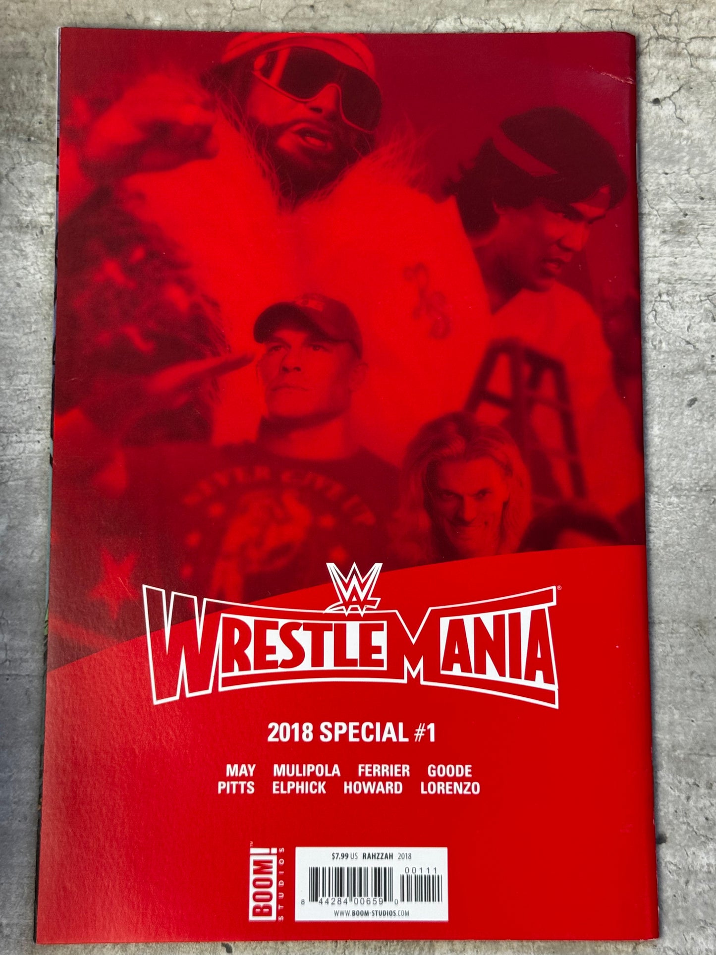 2018 - Boom! Studios - Wwe Wrestlemania 2018 Special #1 - NM/M - Eng 2