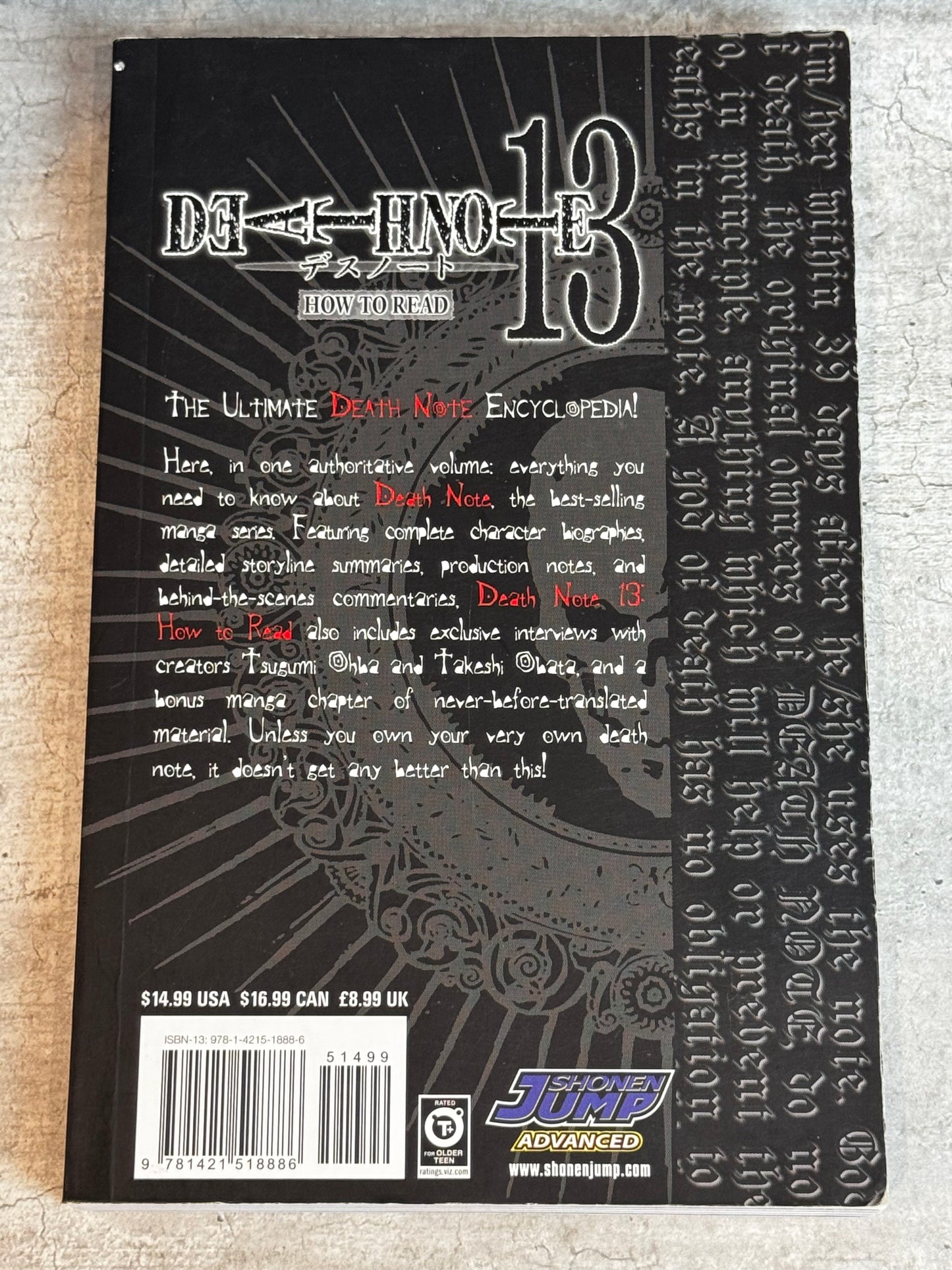 2008 - Viz Comics - Death Note Profile: How To Read 13 #13 - How To Read - - NM+ - Eng - 2