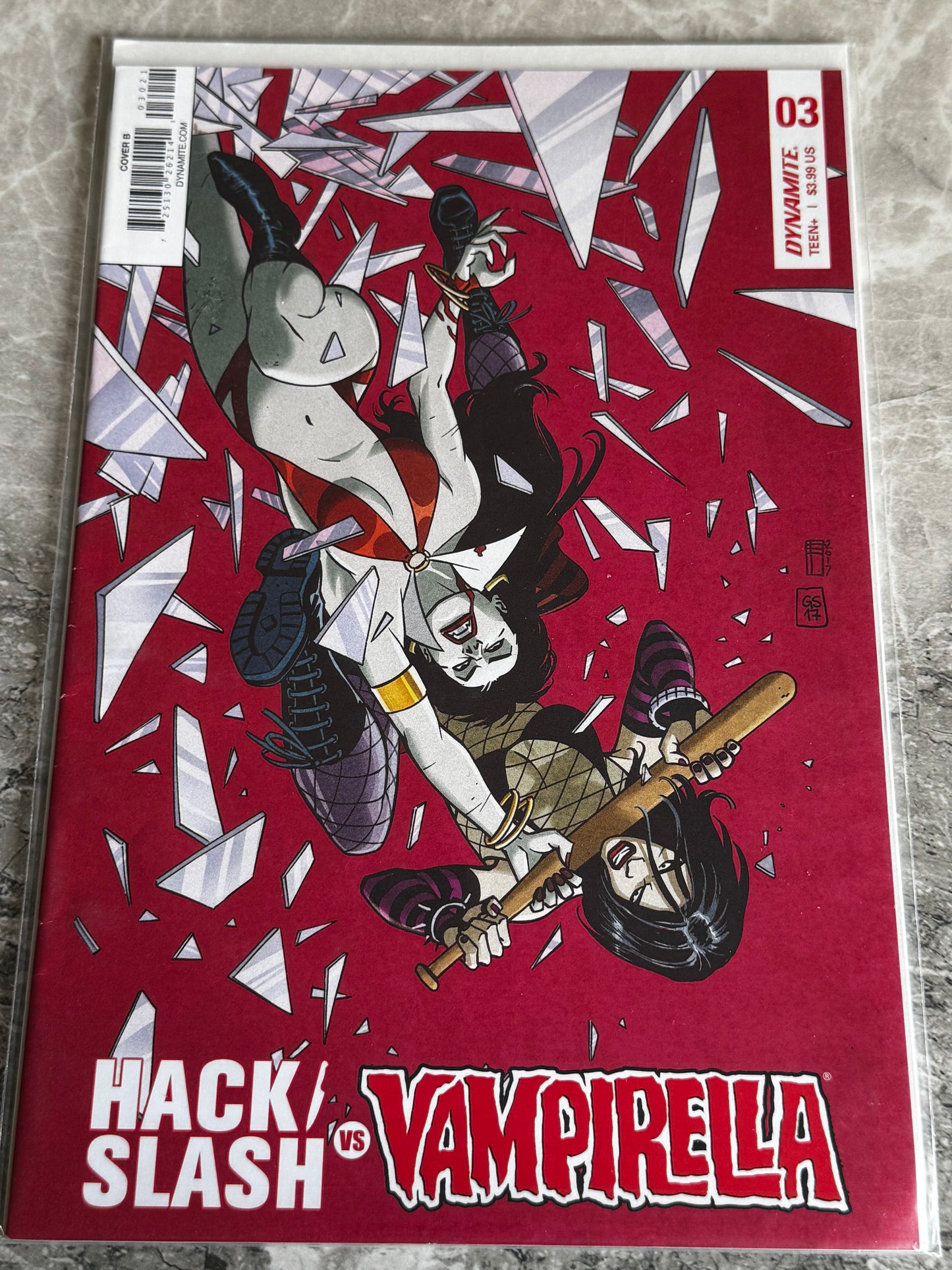 2017 - Dynamite Entertainment - Hack / Slash vs. Vampirella #3 Var. B - M - ENG 1